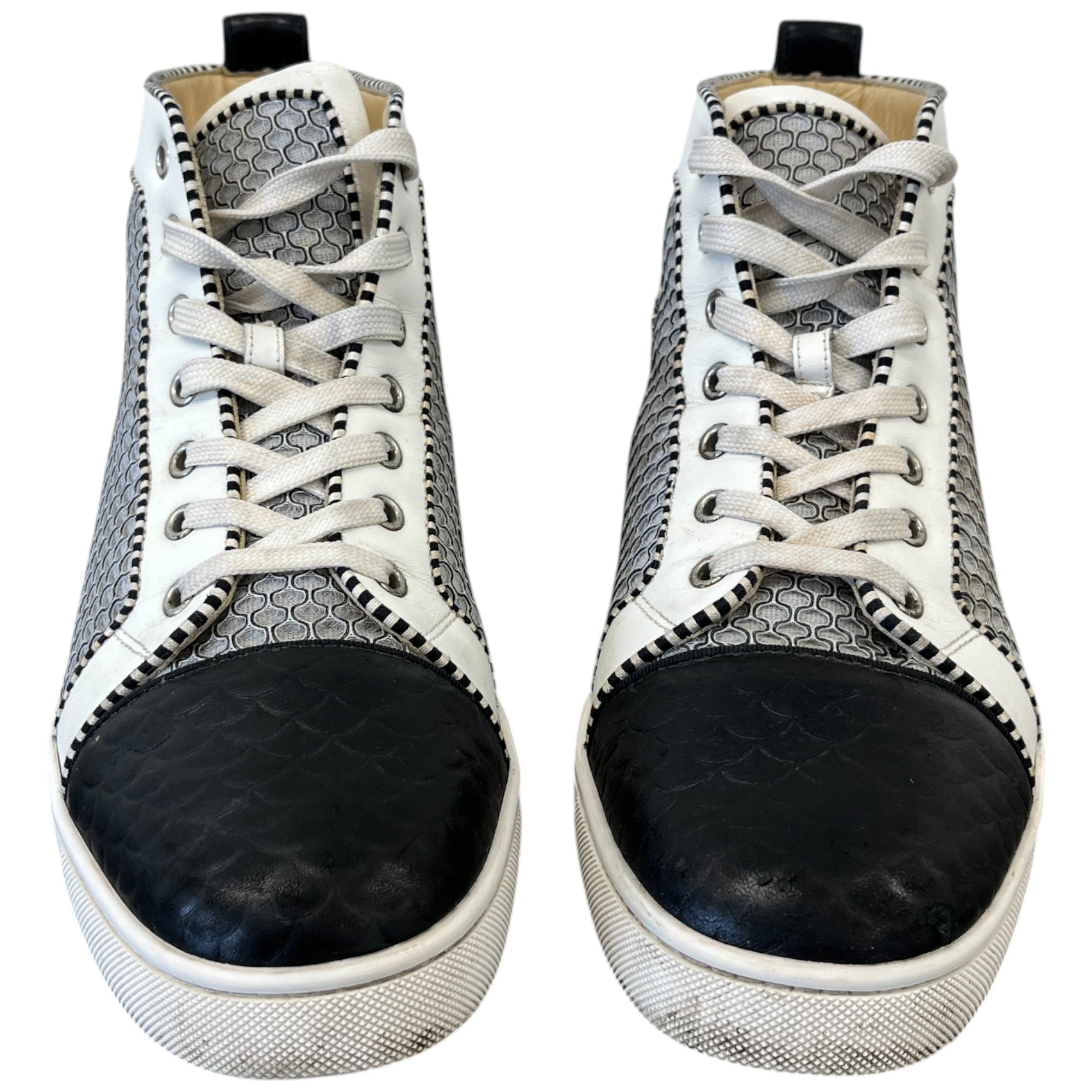 Men's Louis Flat High Trainers Black Size EU 41.5 / UK 7.5