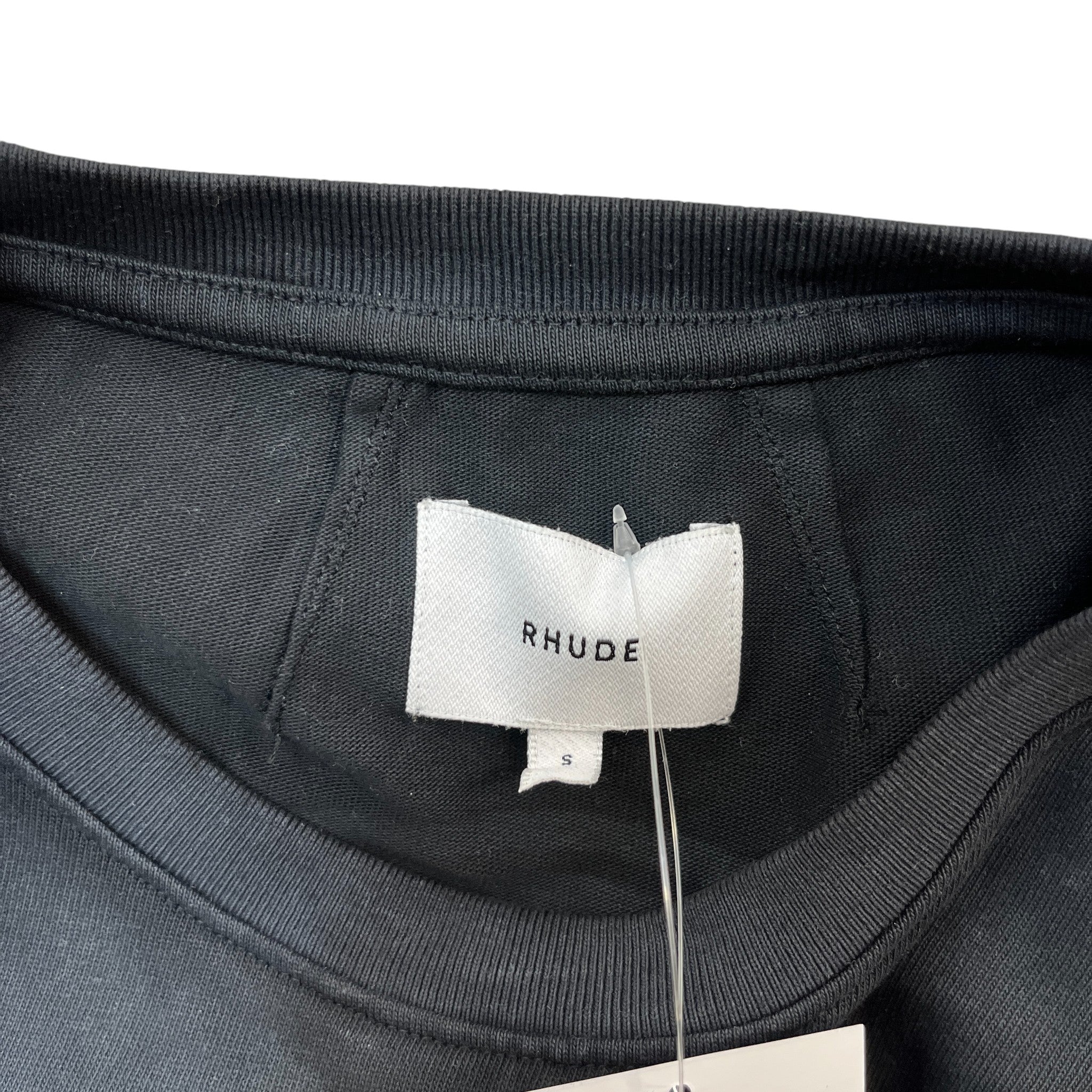 Men's Tabaco Logo Print T-Shirt Navy Size S