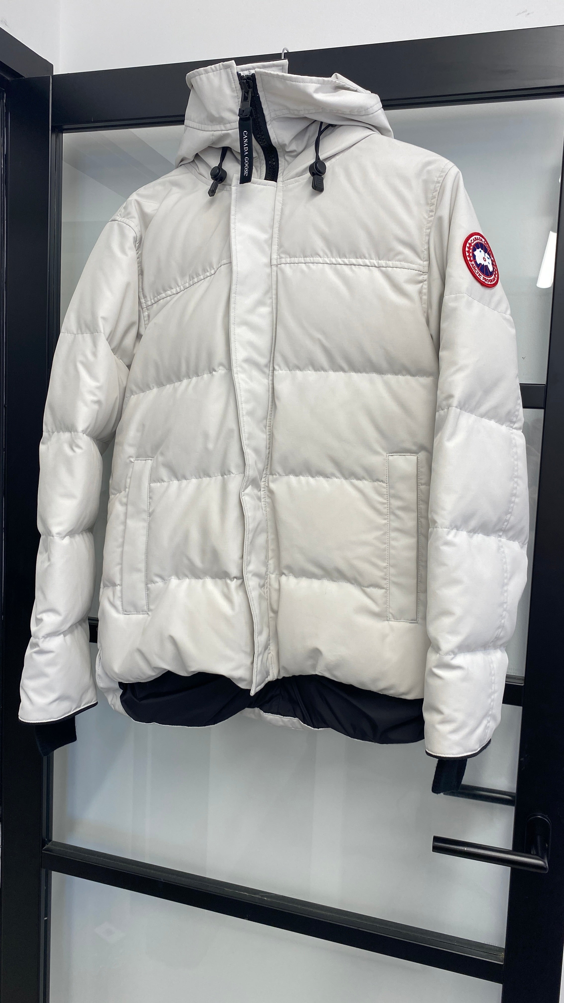Men's Macmillan Parka Down Jacket Grey Size M