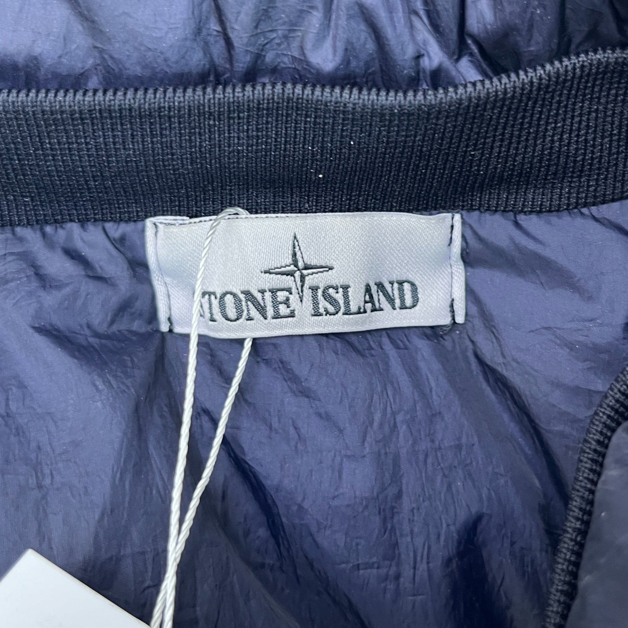 Men's Applique Logo Gilet Navy Size XL