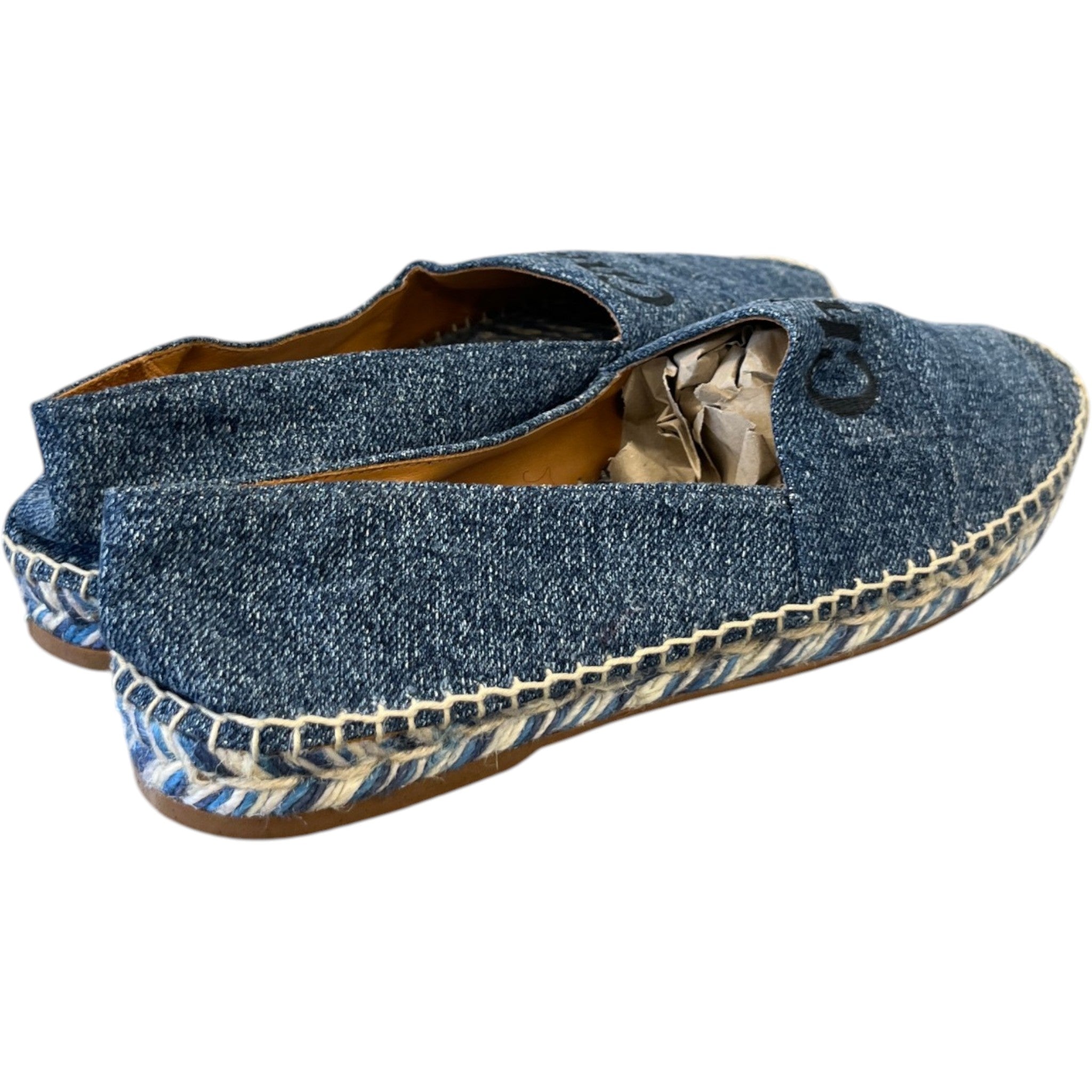 Women's Piia Logo Espadrilles Blue Size EU 40 / UK 7