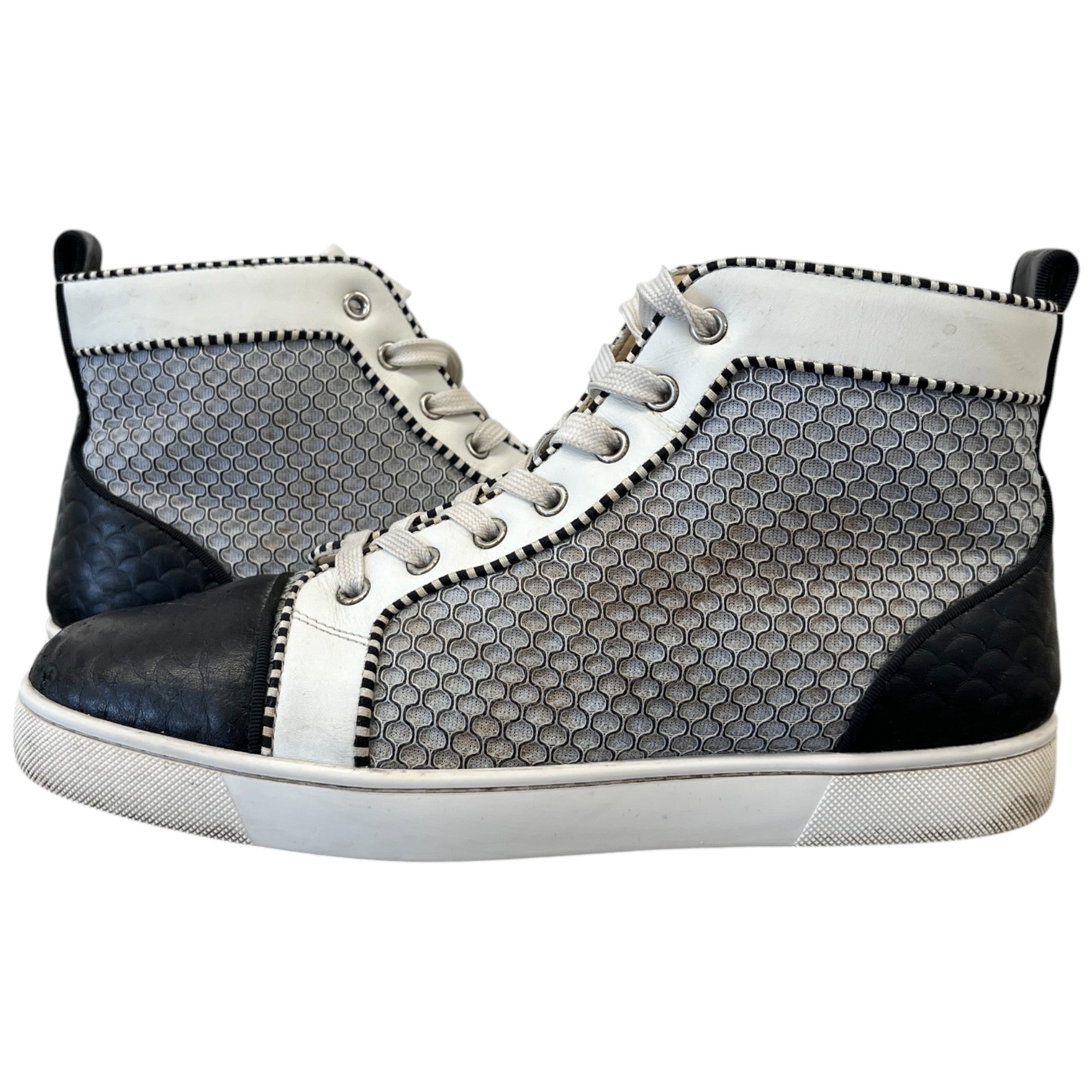 Men's Louis Flat High Trainers Black Size EU 41.5 / UK 7.5