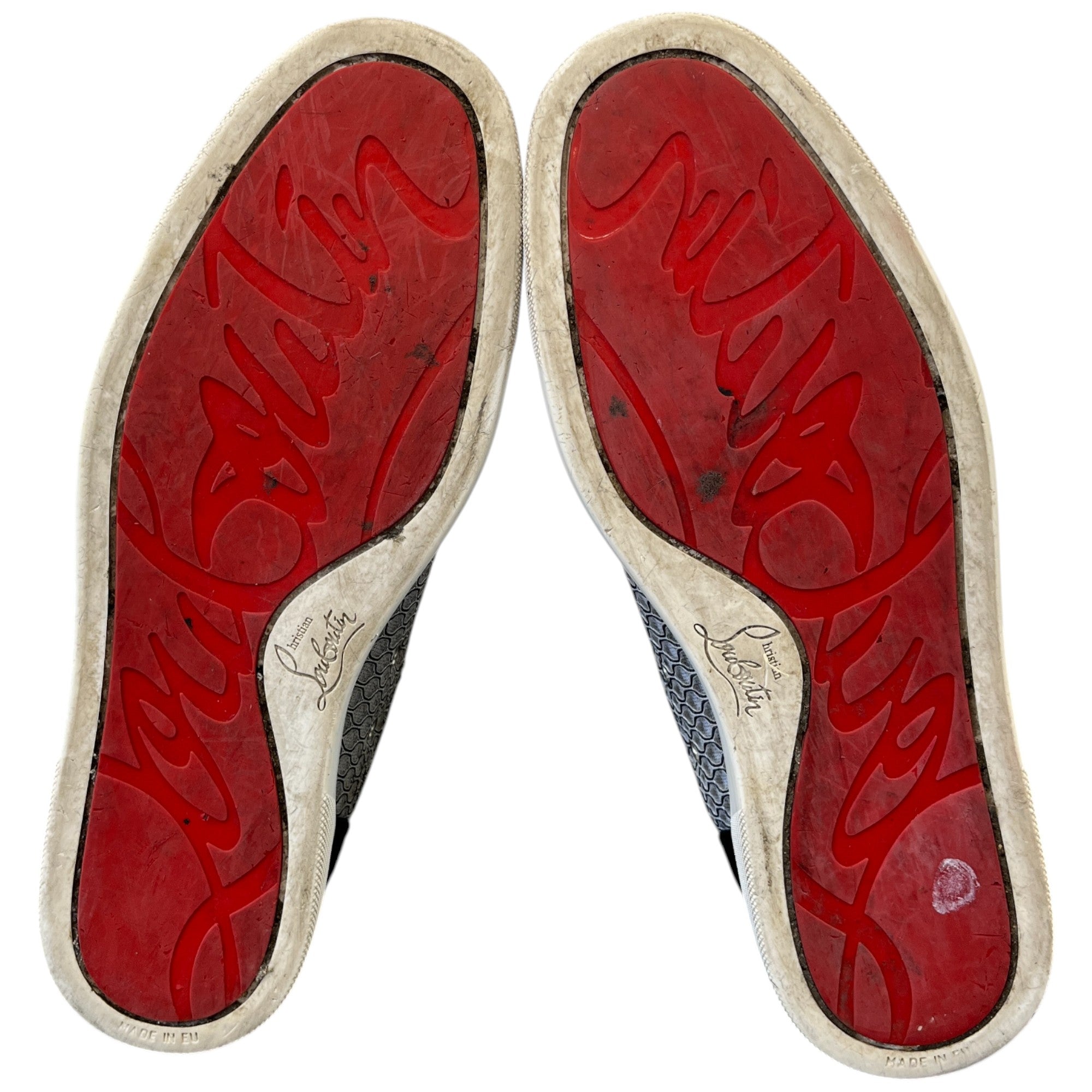 Men's Louis Flat High Trainers Black Size EU 41.5 / UK 7.5