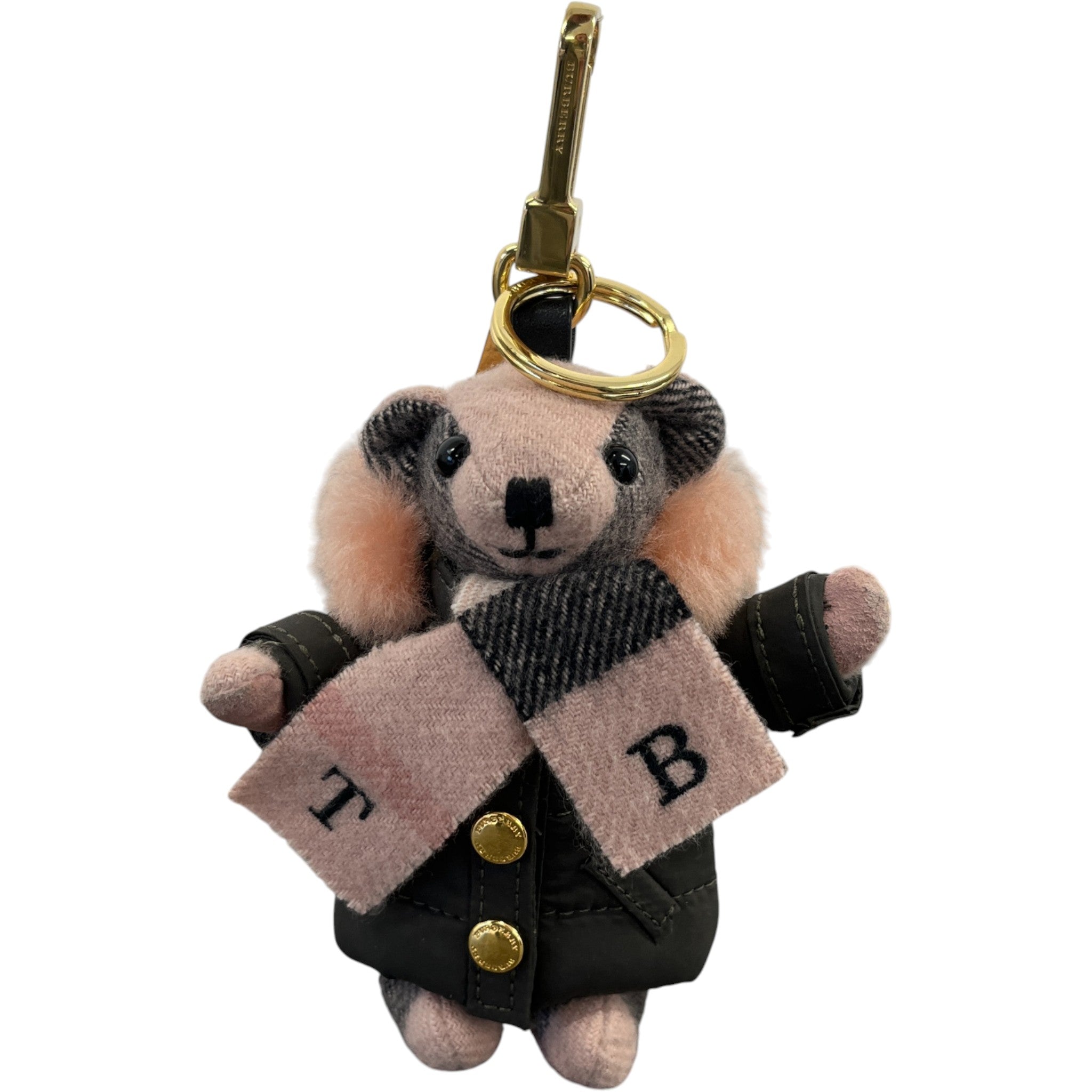 Women's Tomas Trench Bear Keyring Pink