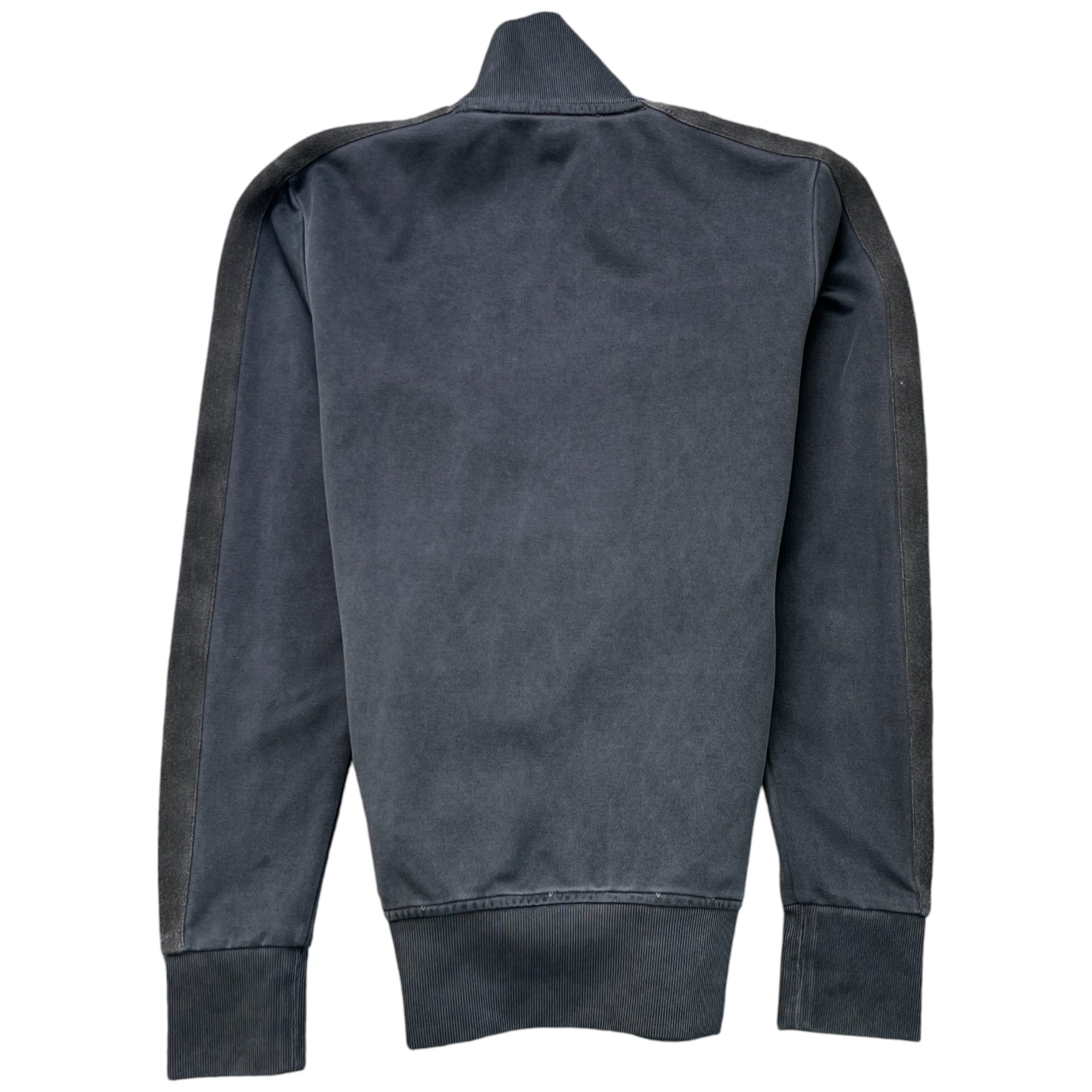 Men's Printed Logo Track Jacket Grey Size XXS