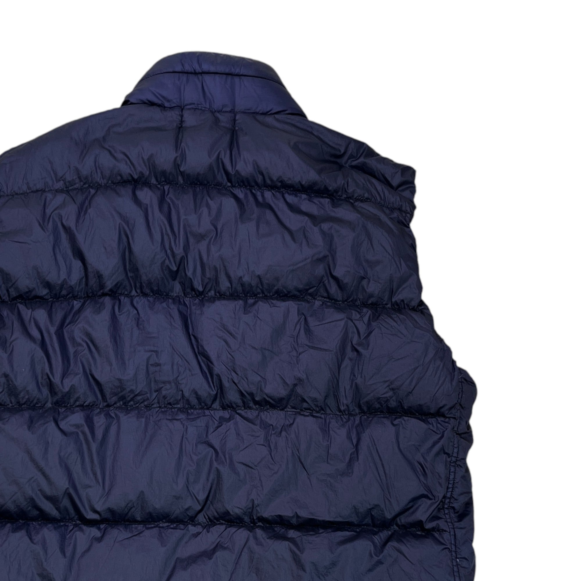 Men's Applique Logo Gilet Navy Size XL