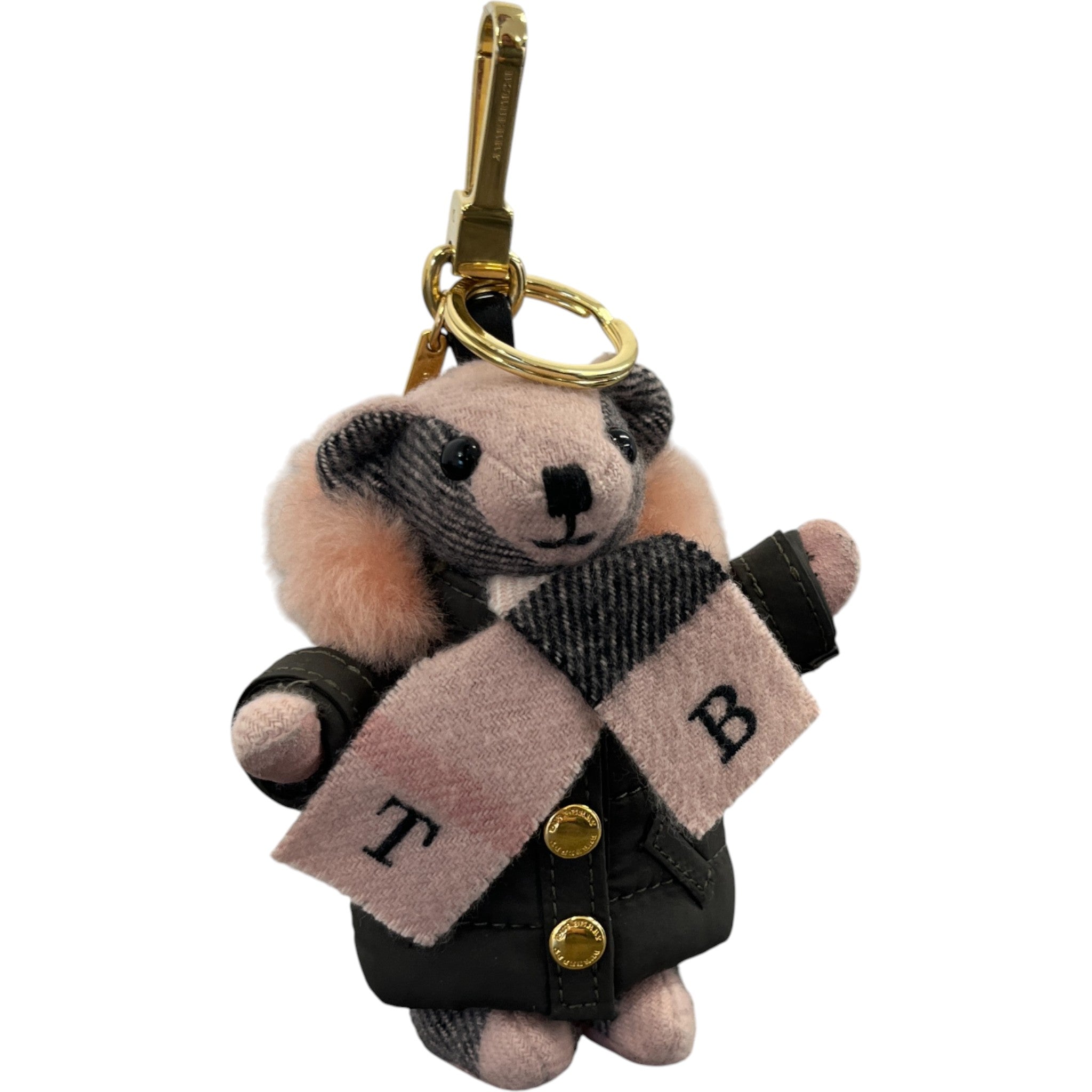 Women's Tomas Trench Bear Keyring Pink