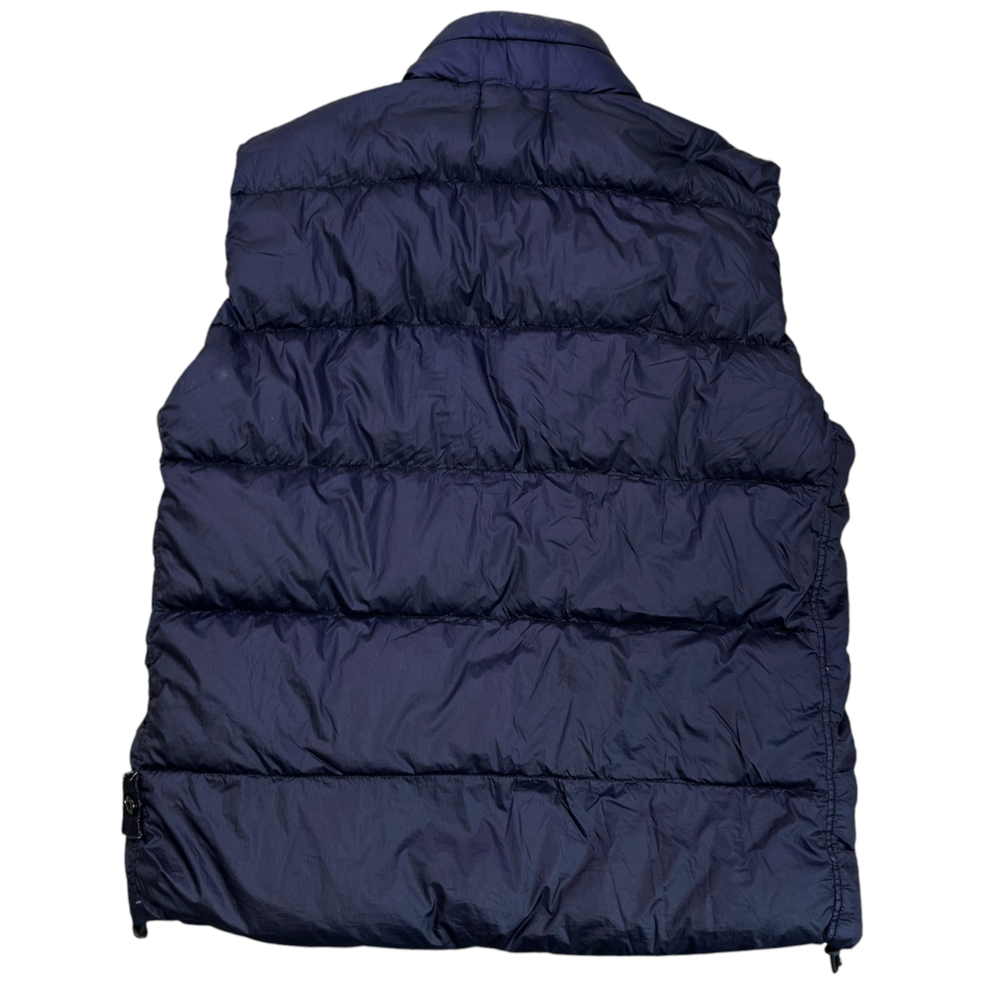 Men's Applique Logo Gilet Navy Size XL