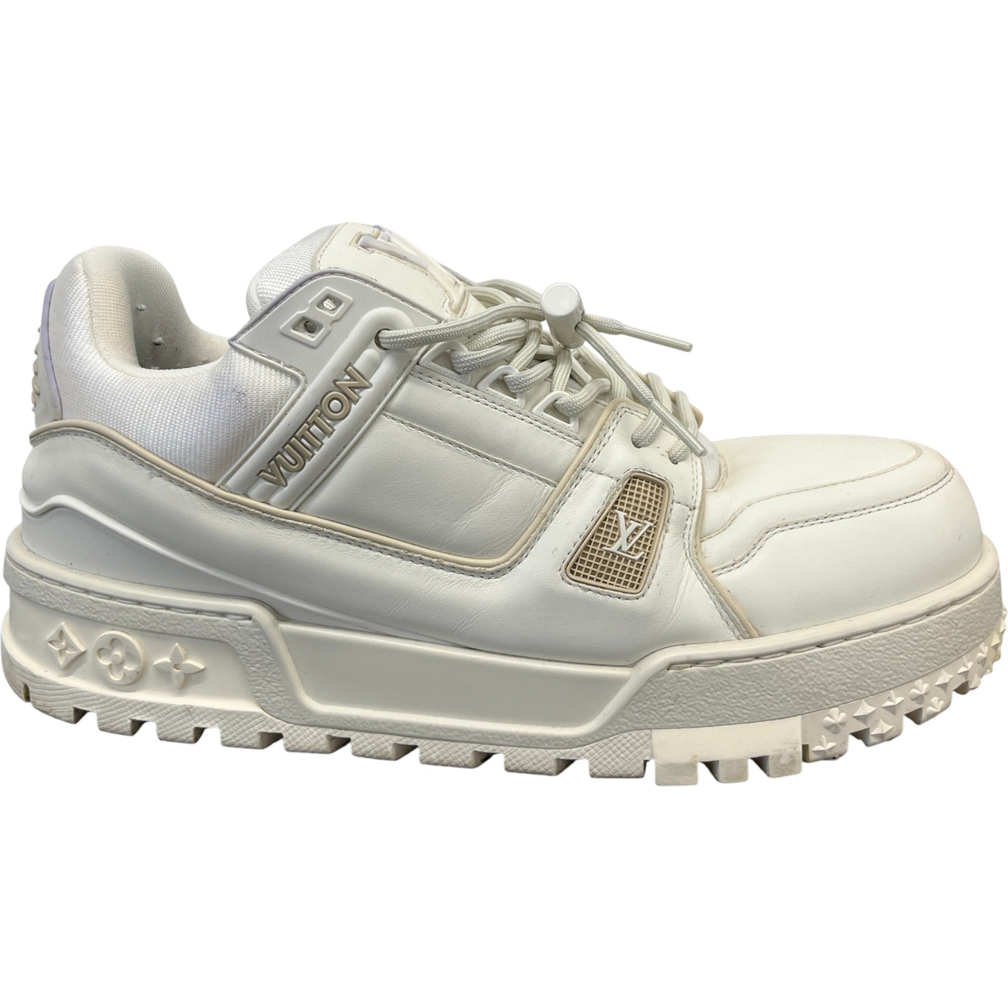 Men's Lv Maxi Low Trainers White Size EU 42 / UK 8