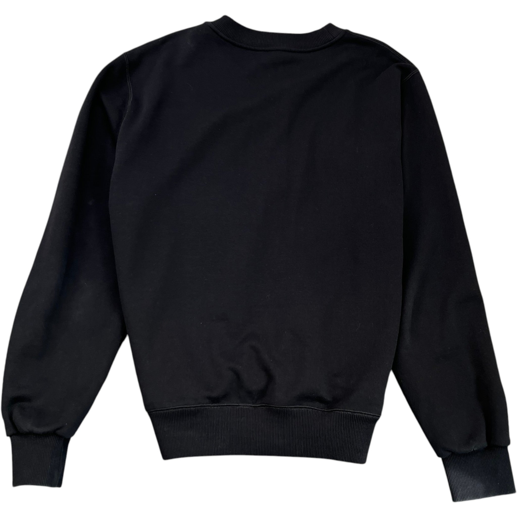 Men's Plaque Logo Sweatshirt Black Size IT 50 / UK L
