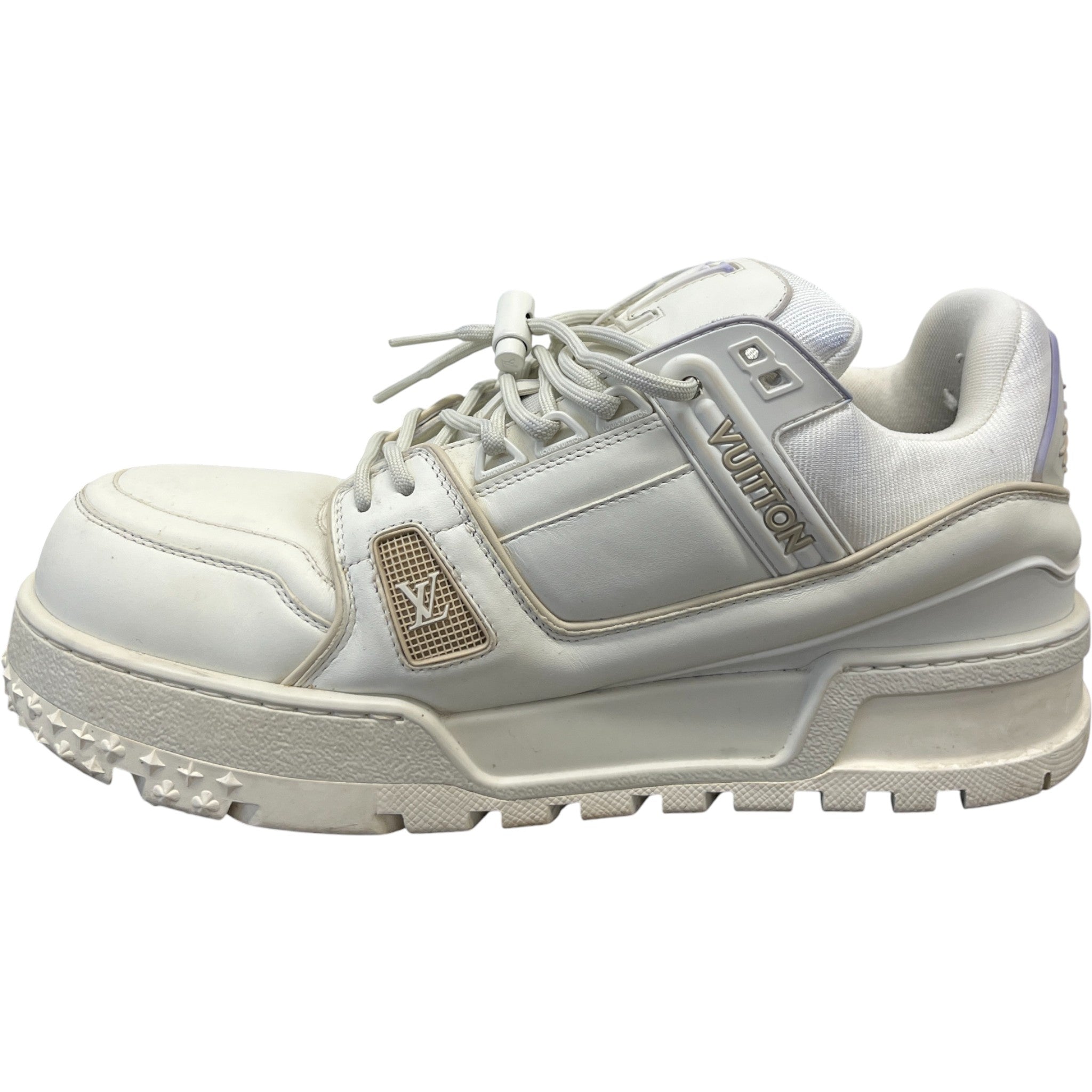 Men's Lv Maxi Low Trainers White Size EU 42 / UK 8