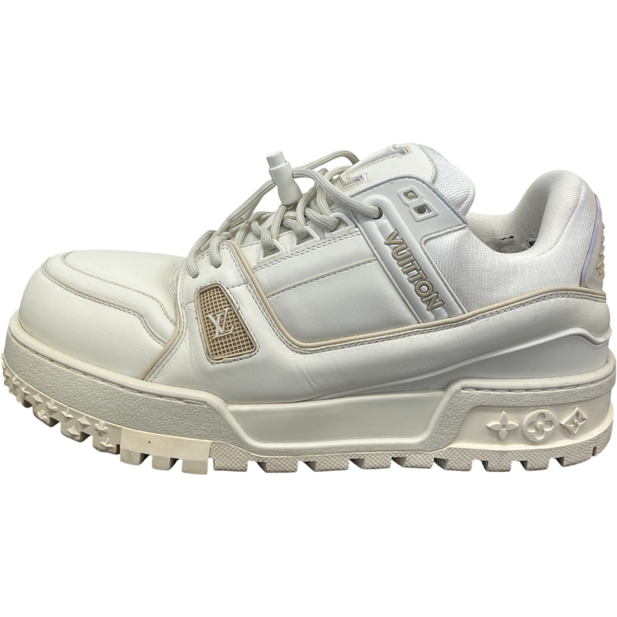 Men's Lv Maxi Low Trainers White Size EU 42 / UK 8