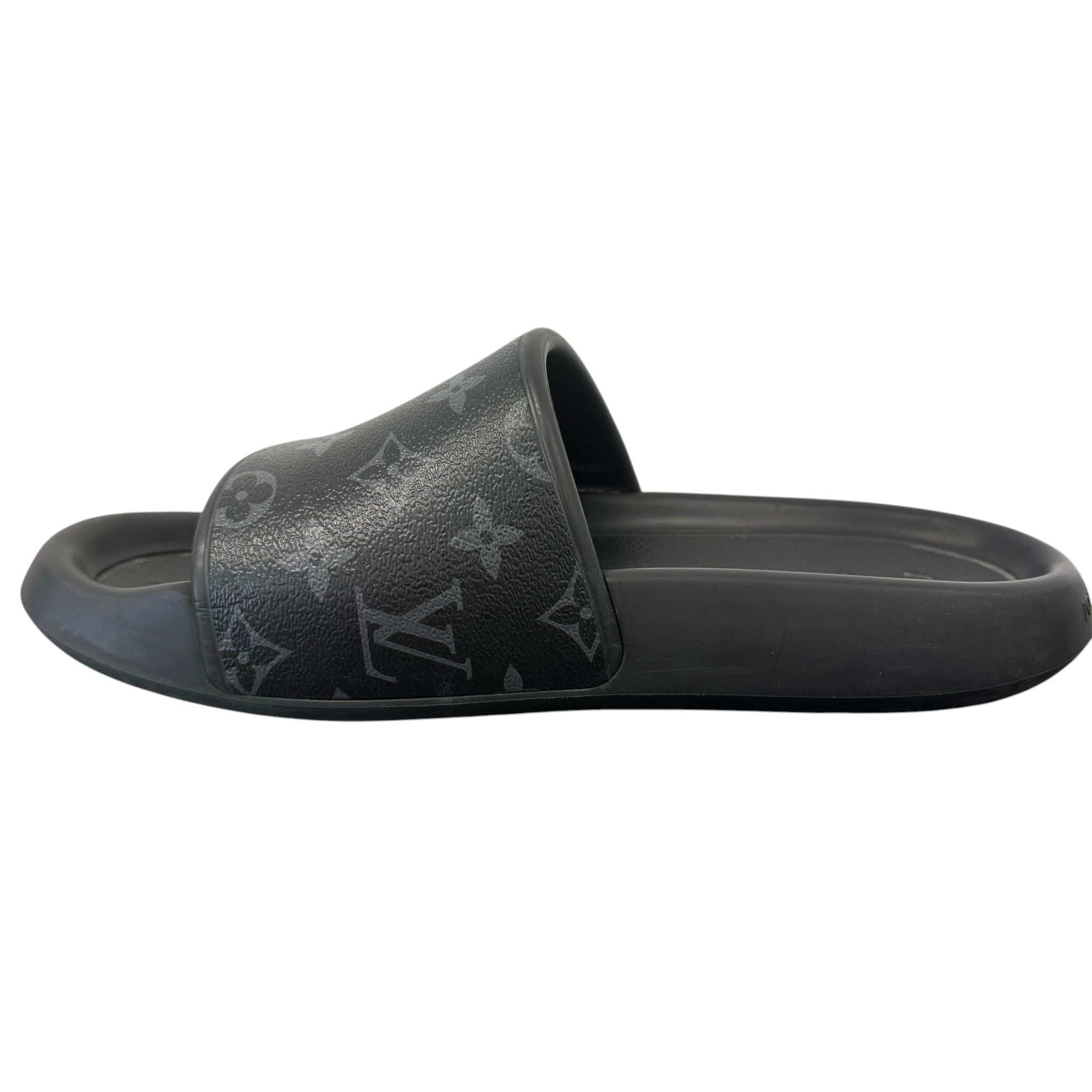 Men's Monogram Eclipse Slides Black Size EU 41 / UK 7