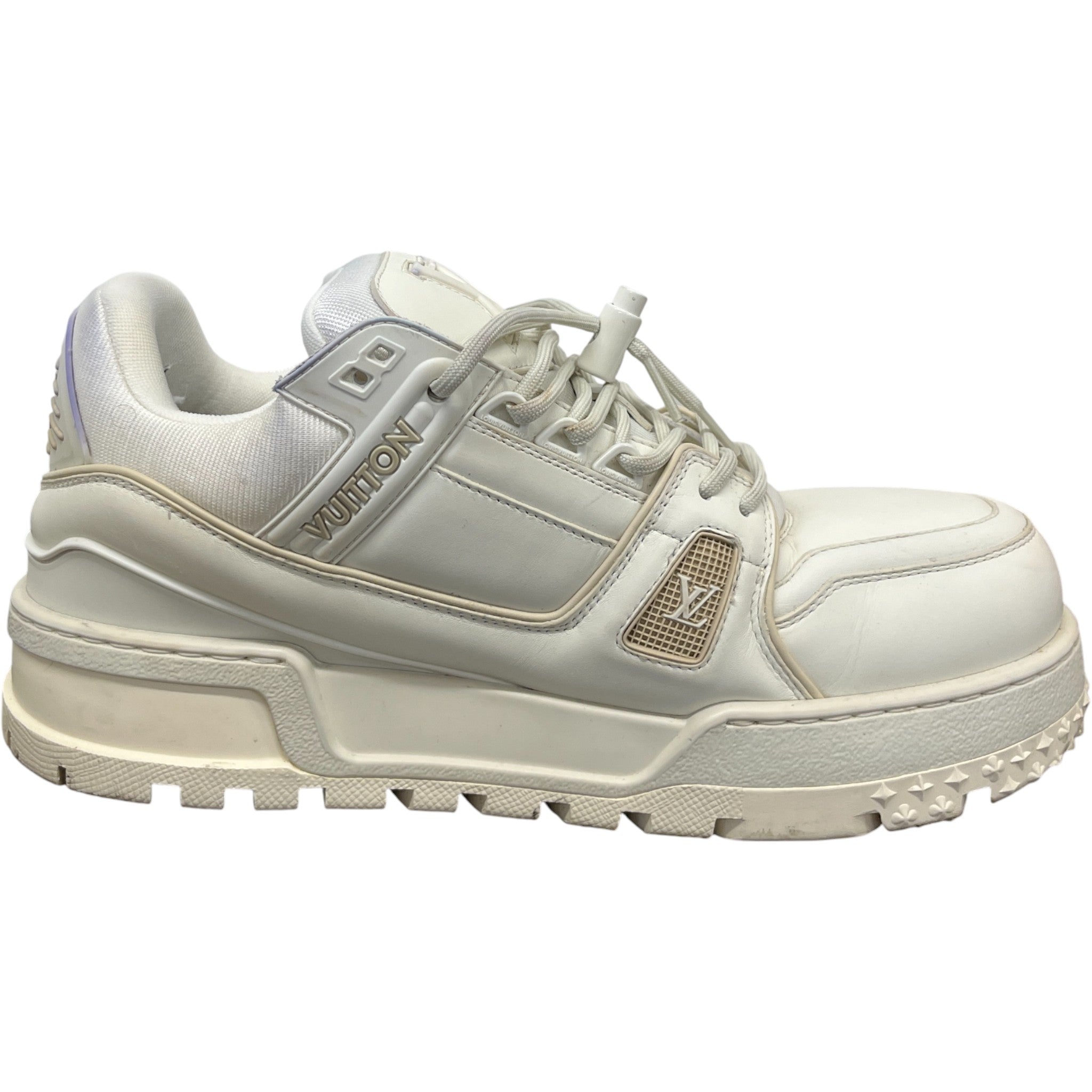 Men's Lv Maxi Low Trainers White Size EU 42 / UK 8