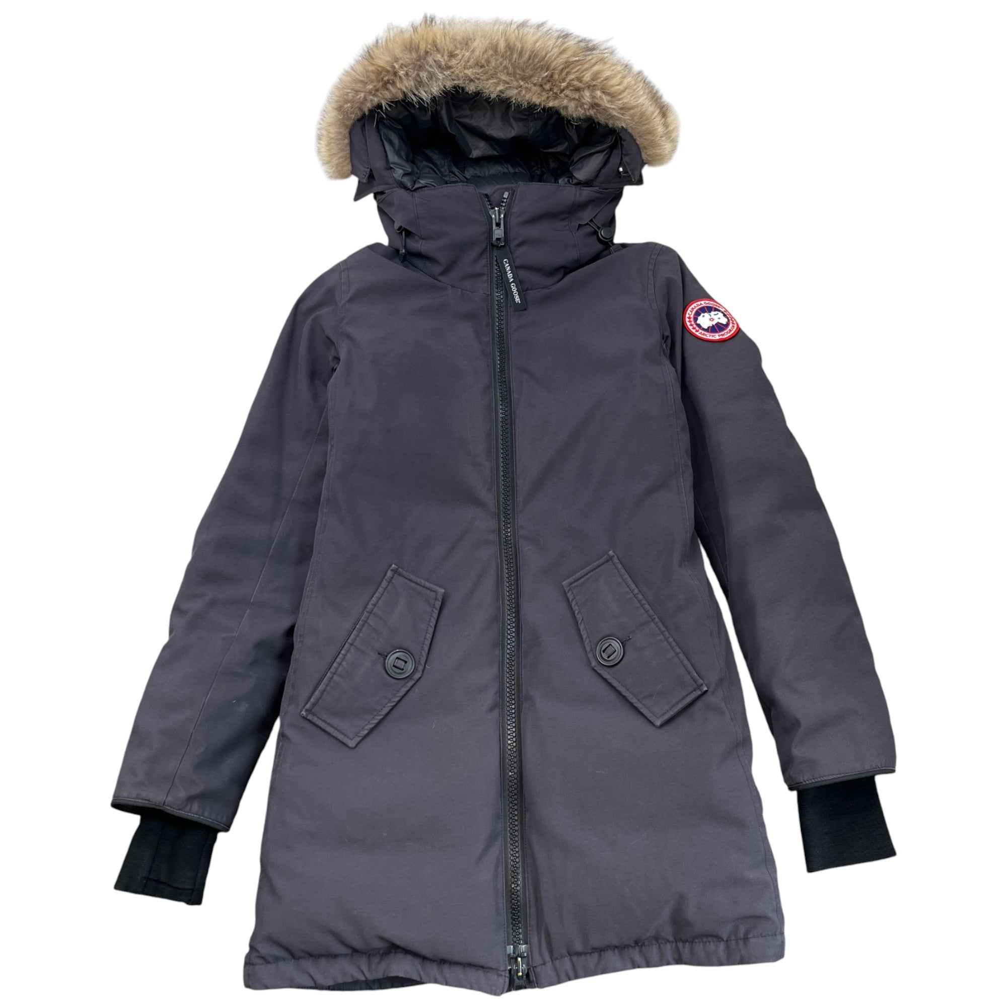 Women's Rosemont Parka Down Jacket Navy Size XS