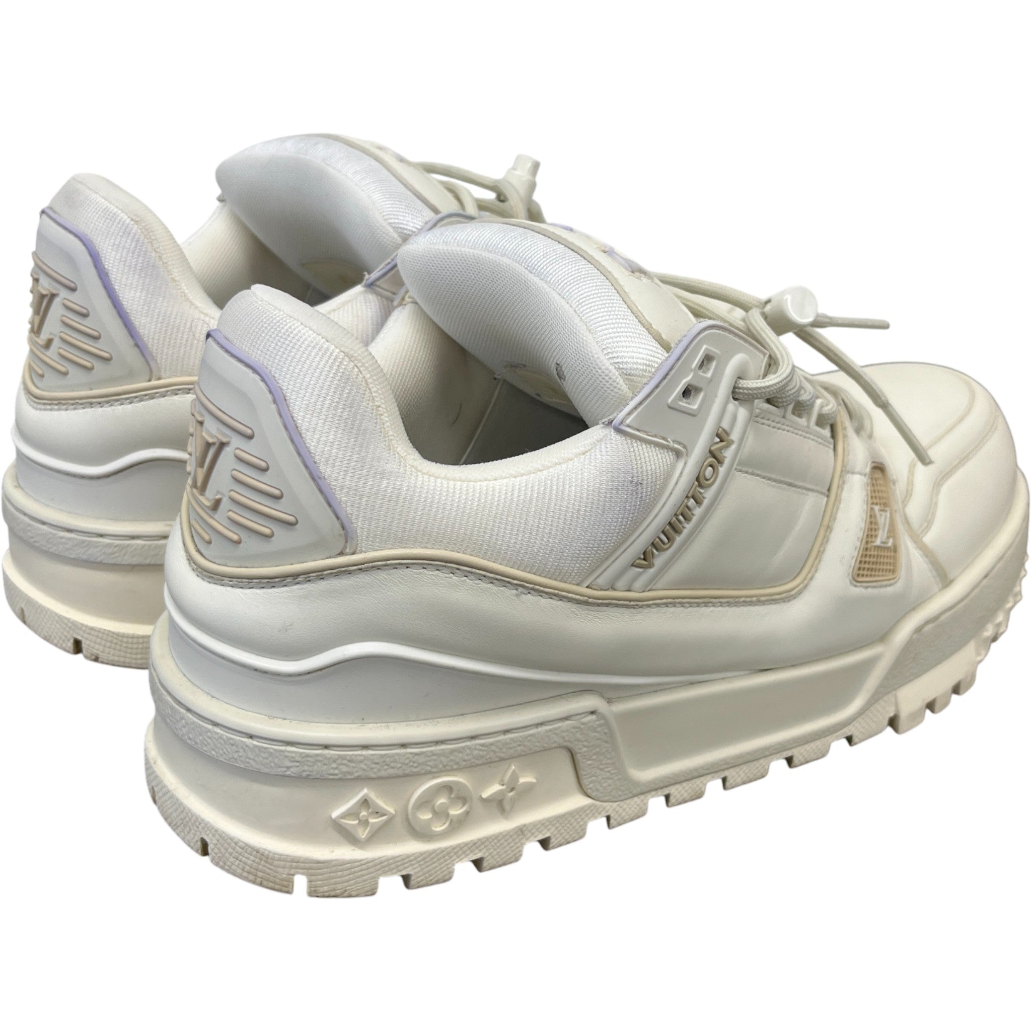 Men's Lv Maxi Low Trainers White Size EU 42 / UK 8