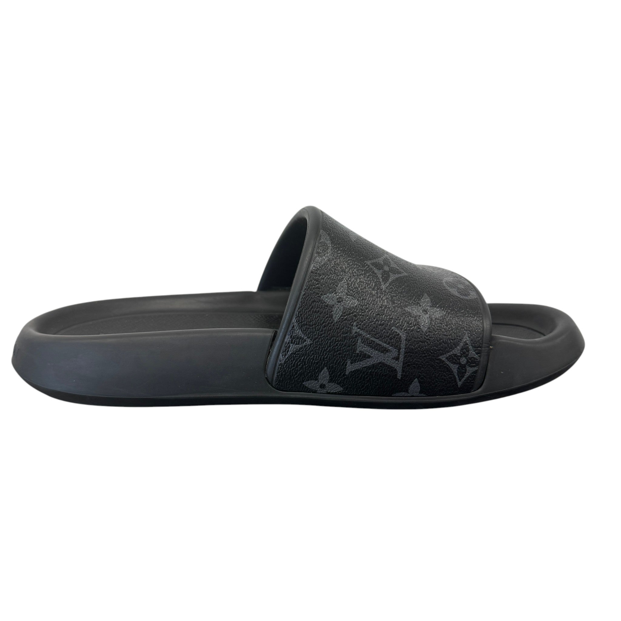 Men's Monogram Eclipse Slides Black Size EU 41 / UK 7