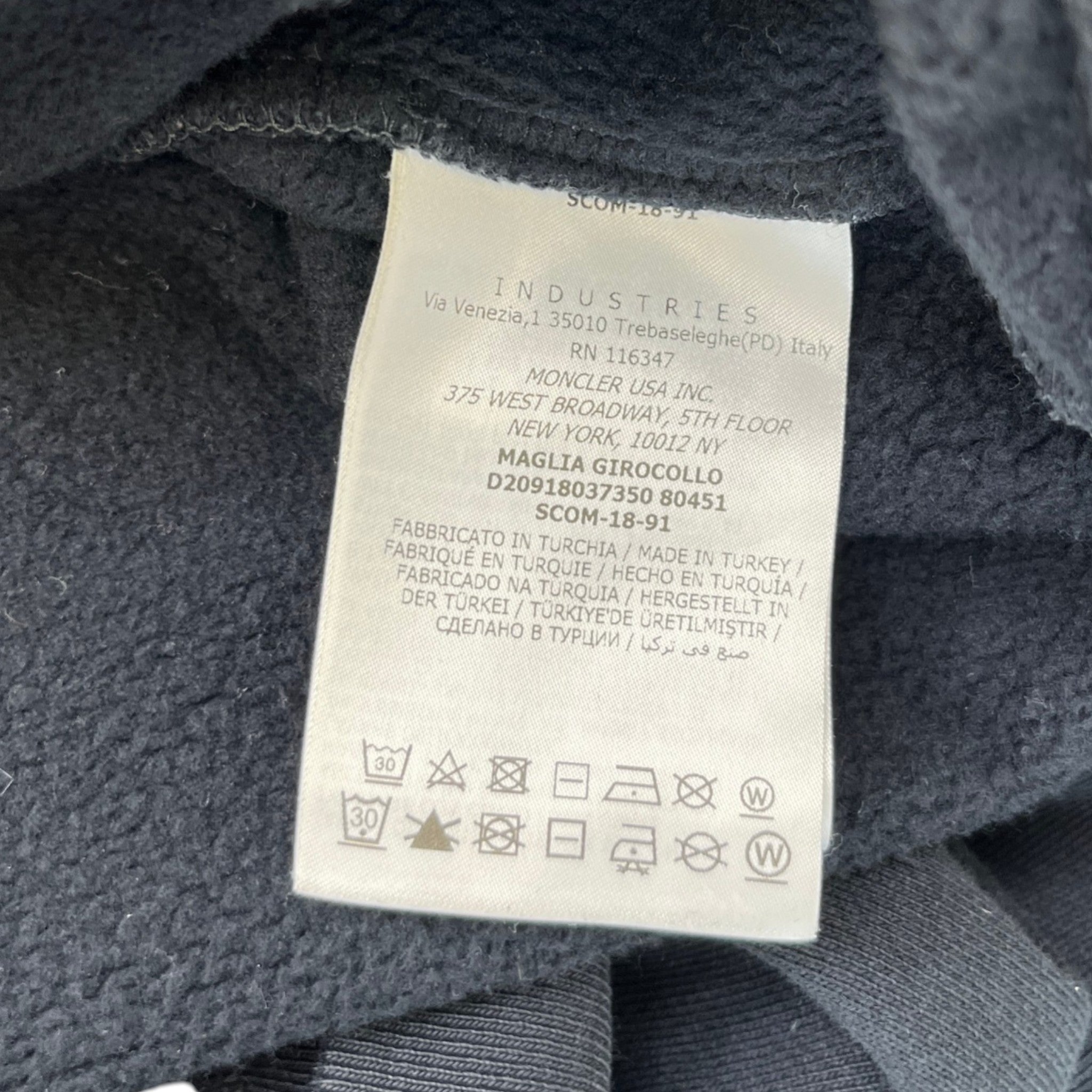 Men's Maglia Sweatshirt Navy Size M