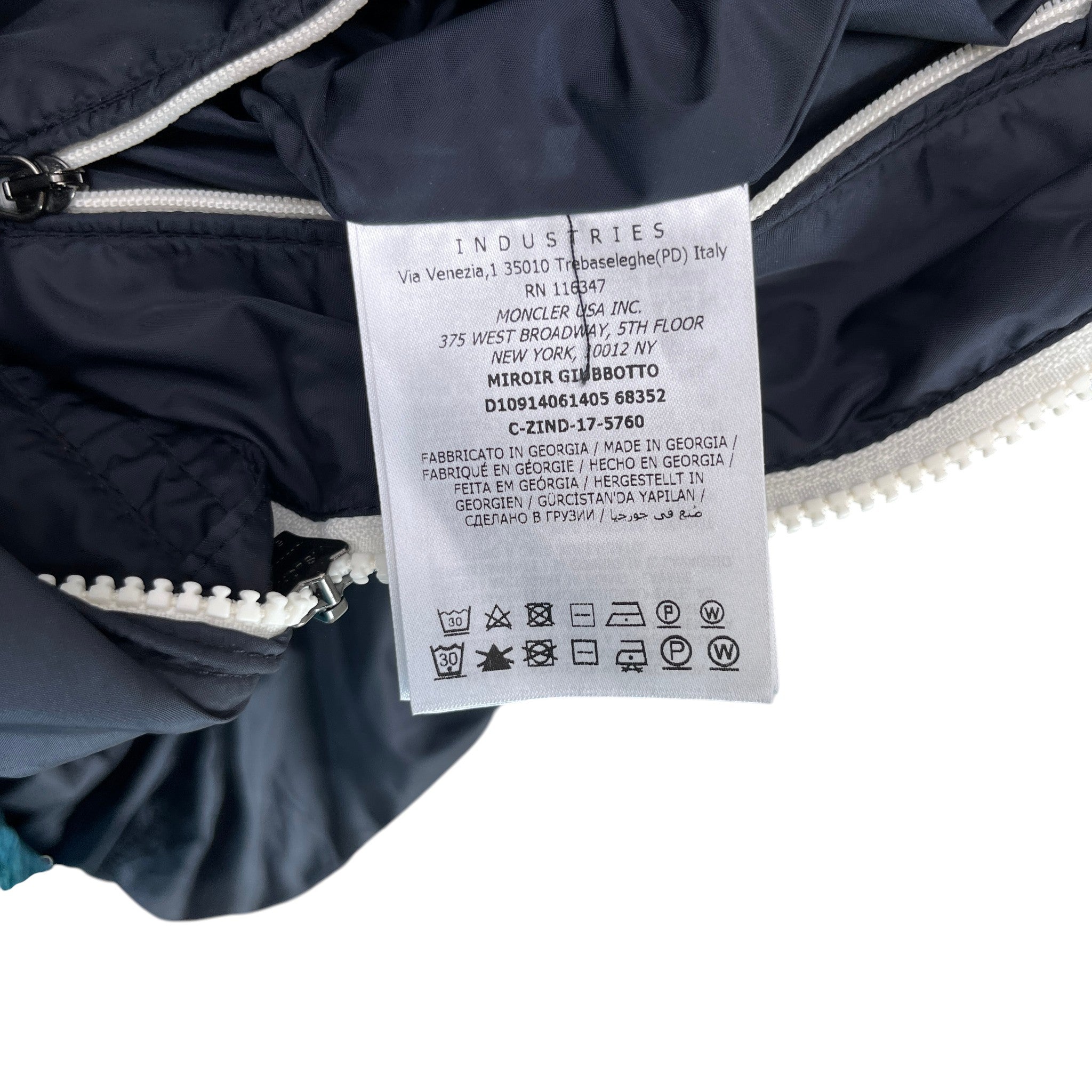 Men's Miroir Windbreaker Navy Size 5 / XXL