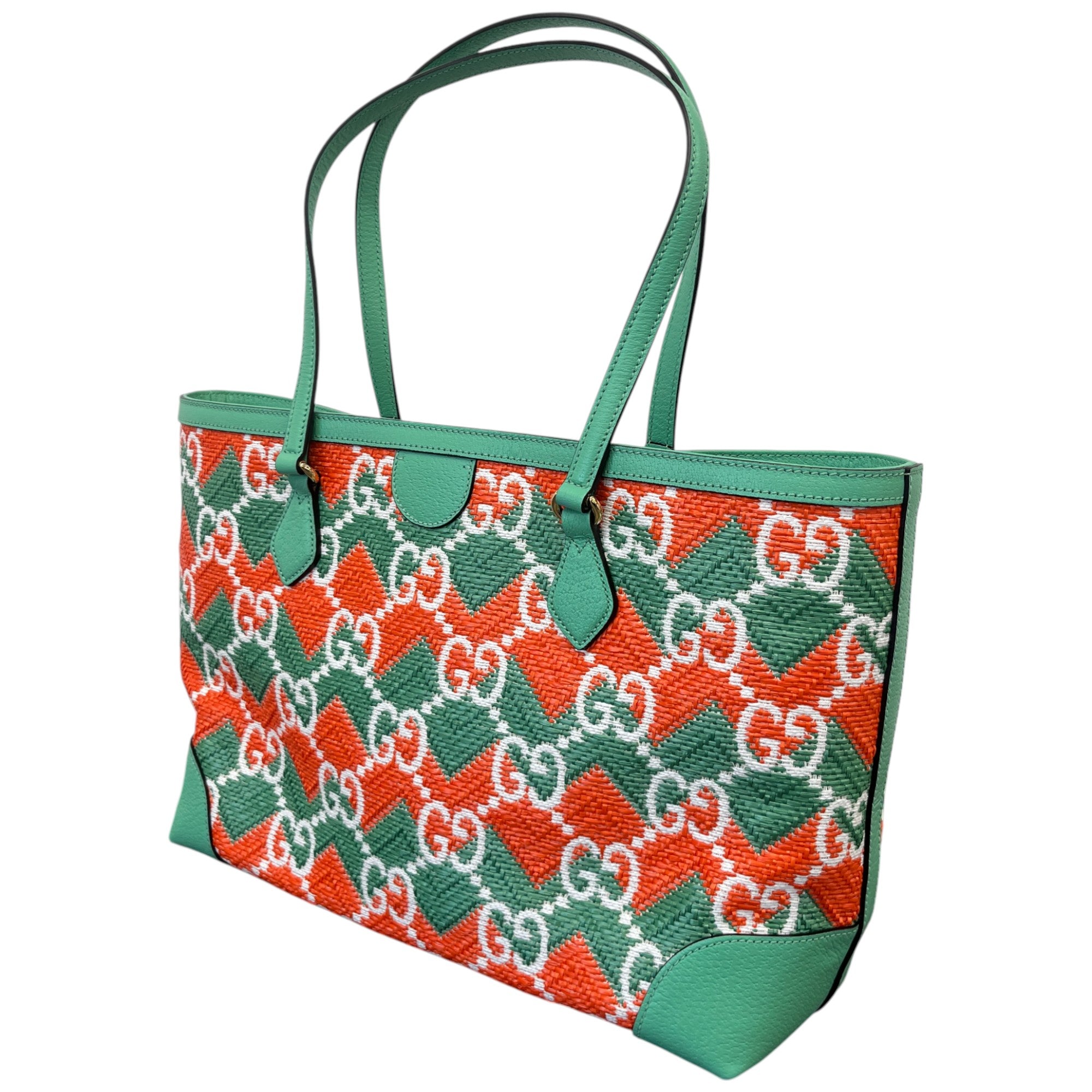 Women's Gg Miami Ophidia Tote Bag Green