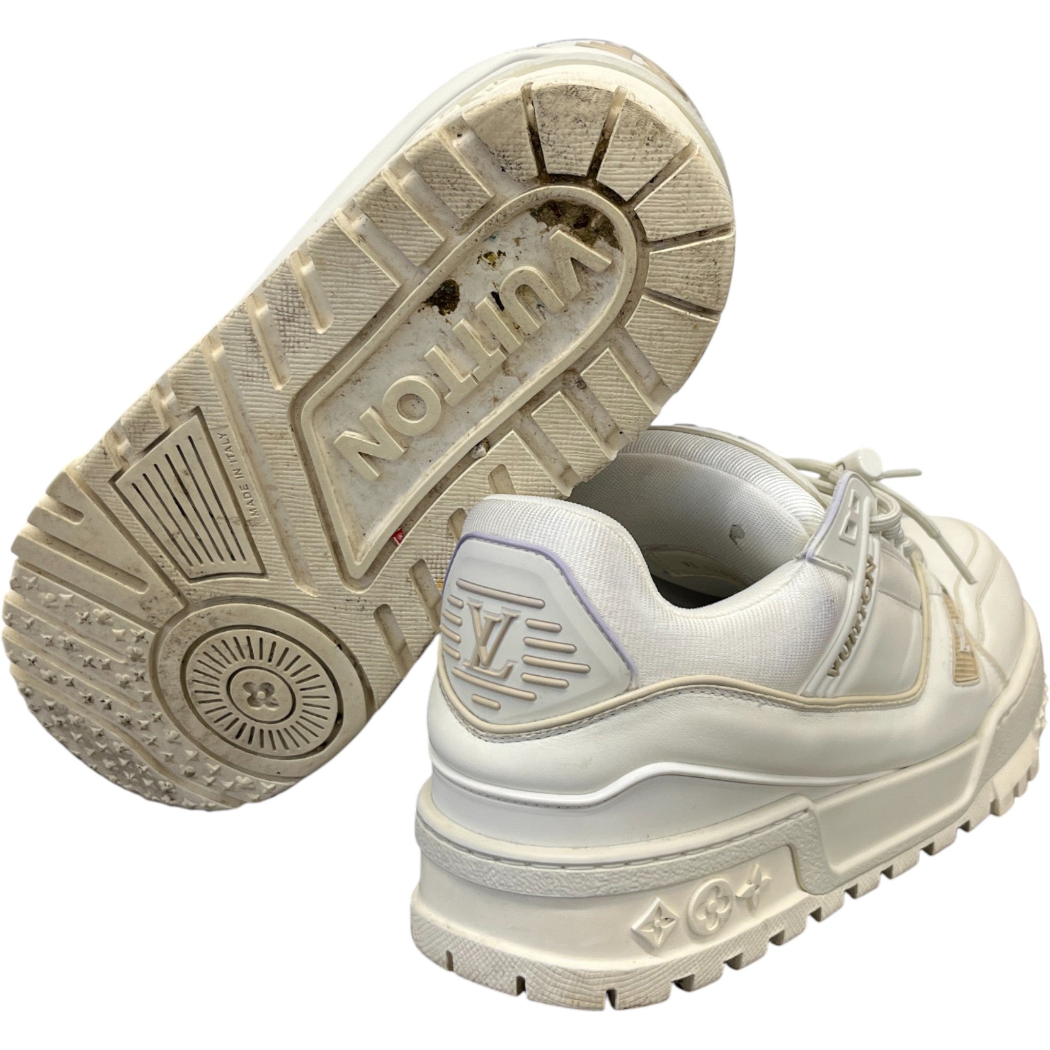 Men's Lv Maxi Low Trainers White Size EU 42 / UK 8