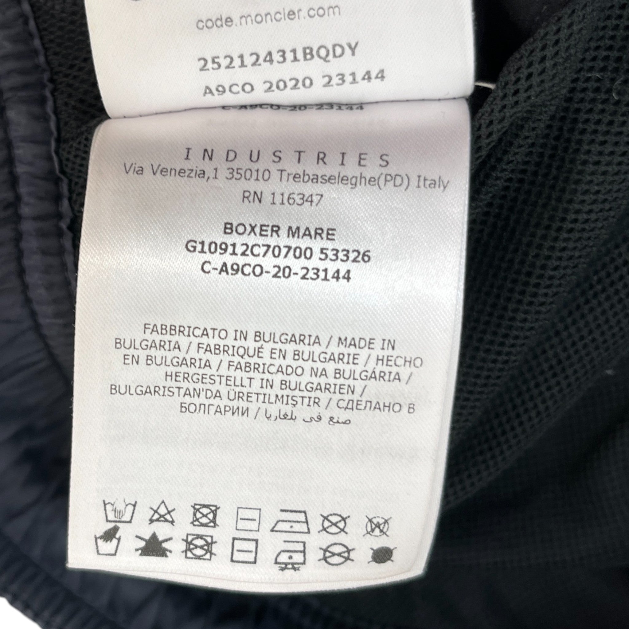 Men's Boxer Mare Swim Shorts Navy Size L