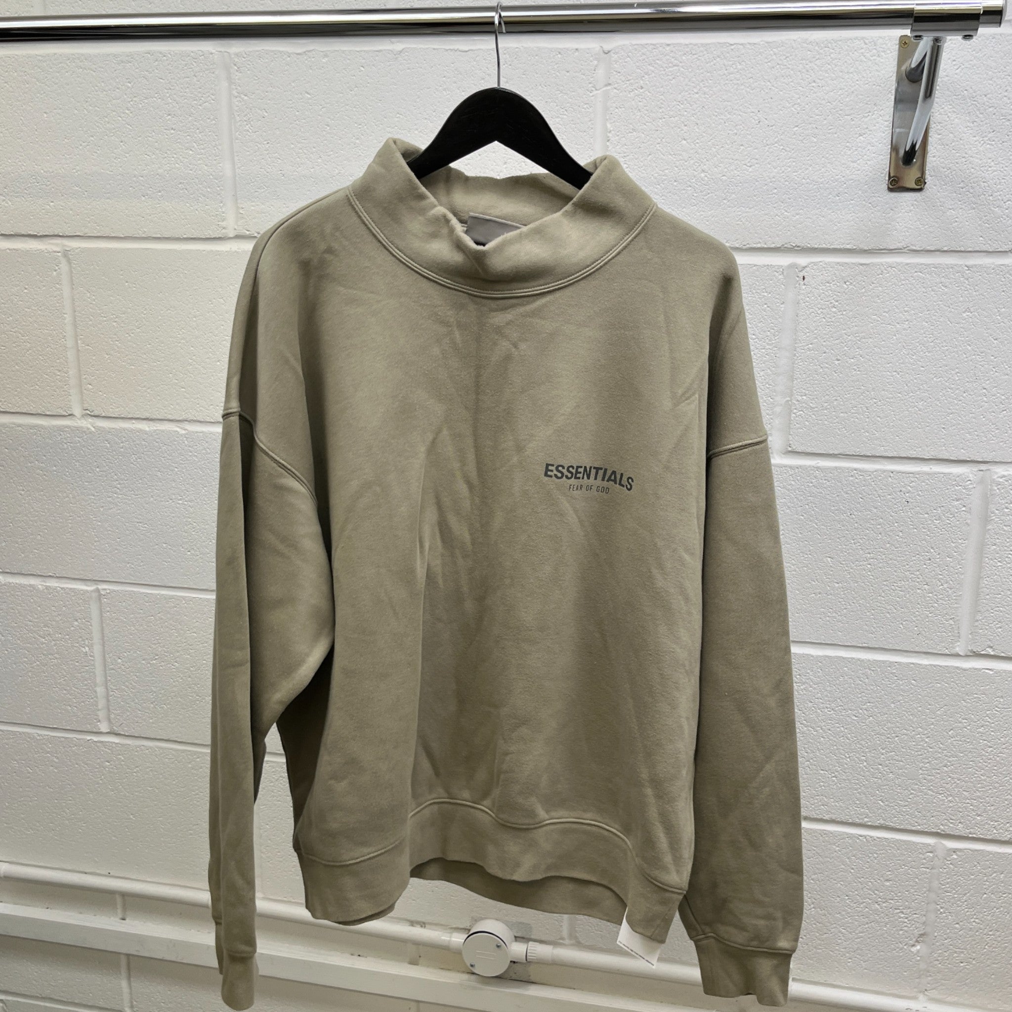 Men's Logo Sweatshirt Khaki Size M