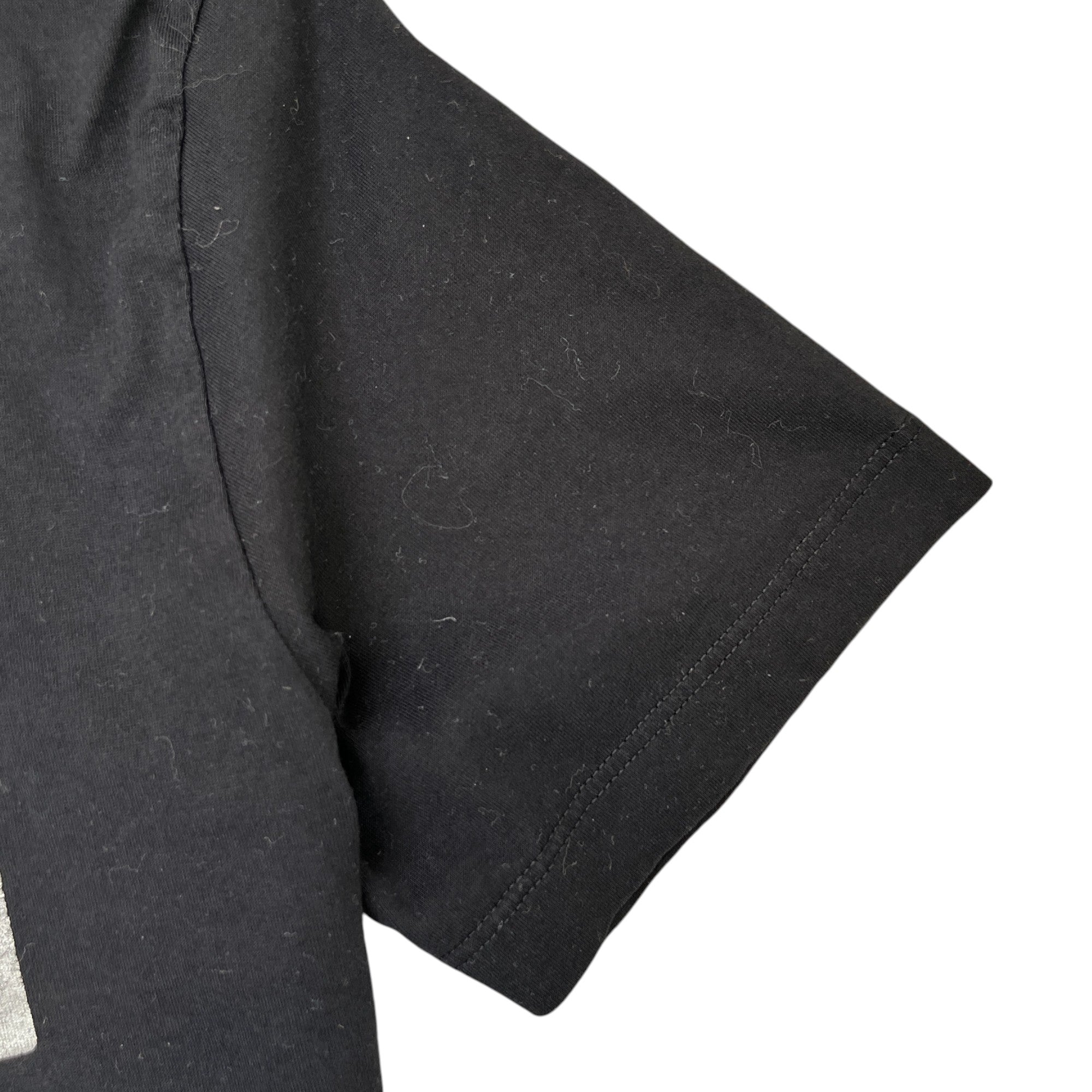 Men's Logo Print T-Shirt Black Size S