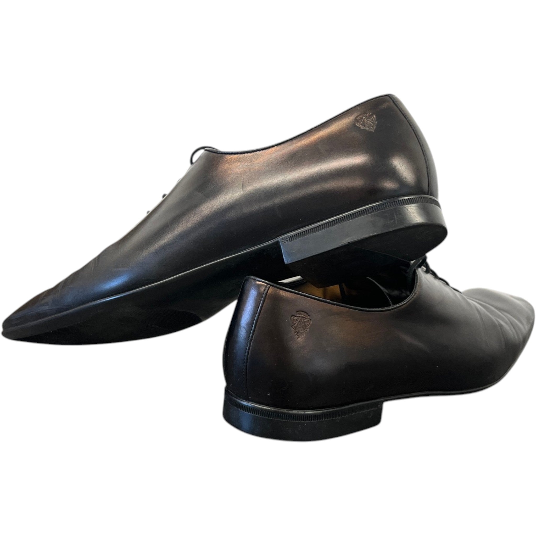 Men's Lace-Up Derby Loafers Black Size EU 44 / UK 10