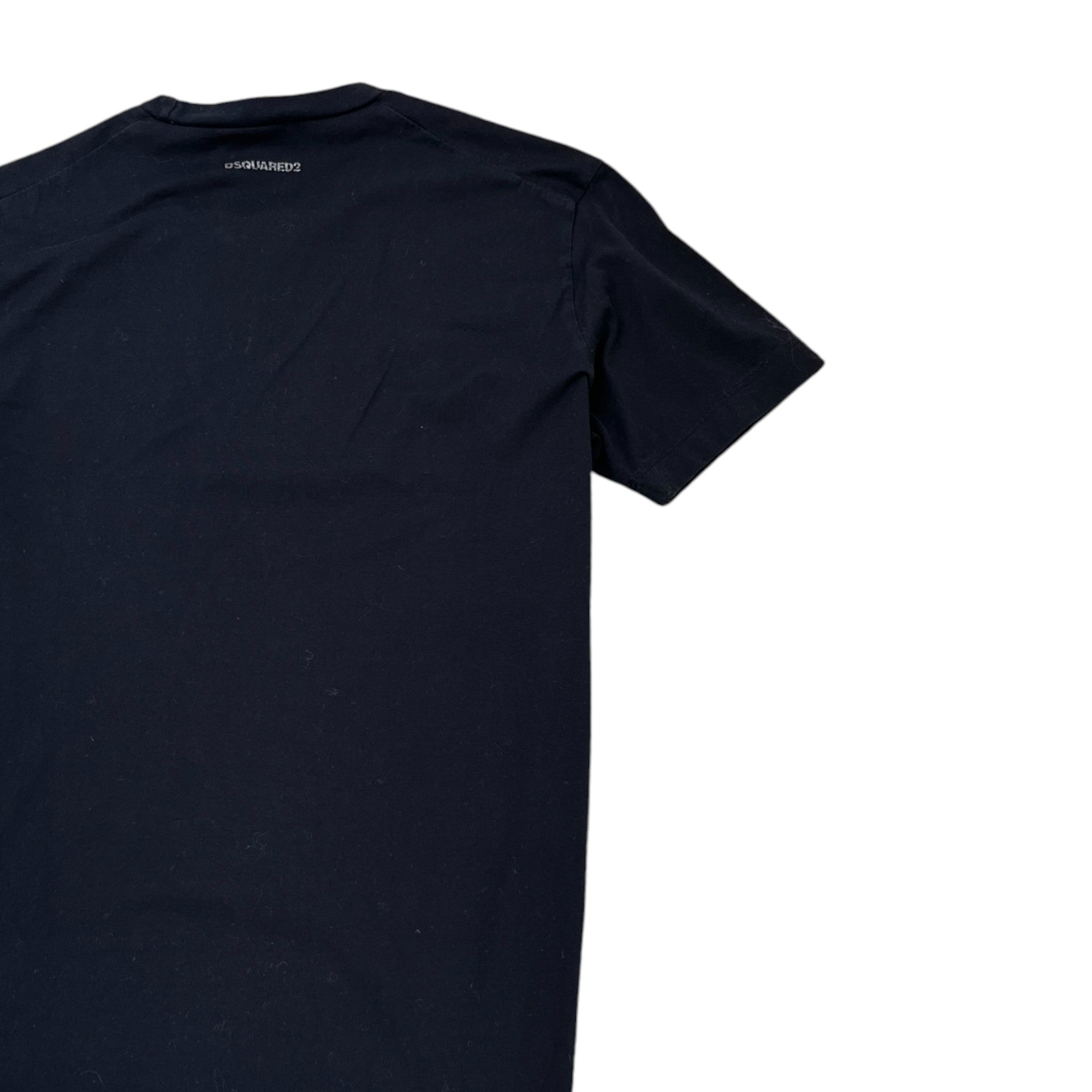 Men's Logo Print T-Shirt Black Size S