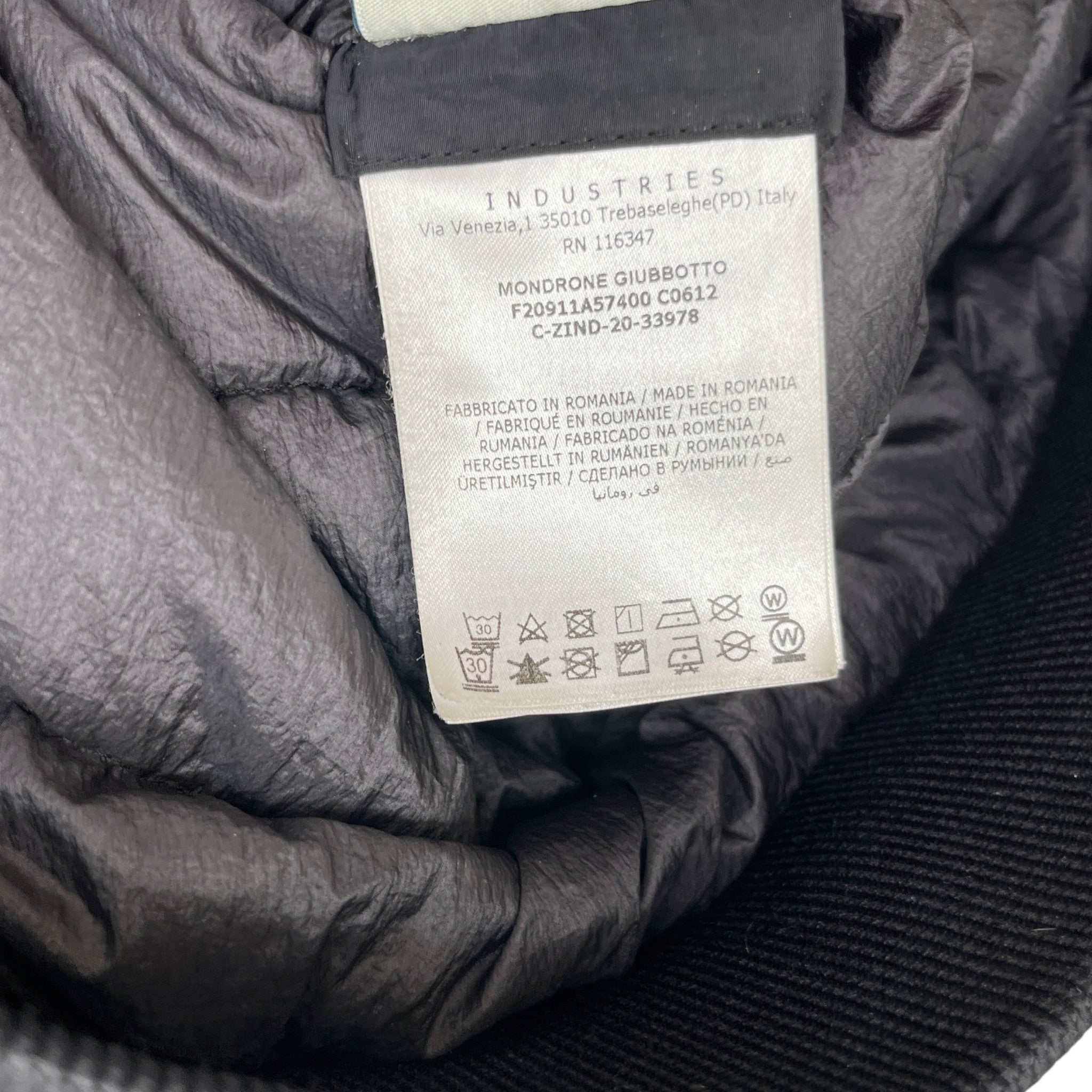 Men's Mondrone Jacket Black Size 3 / L