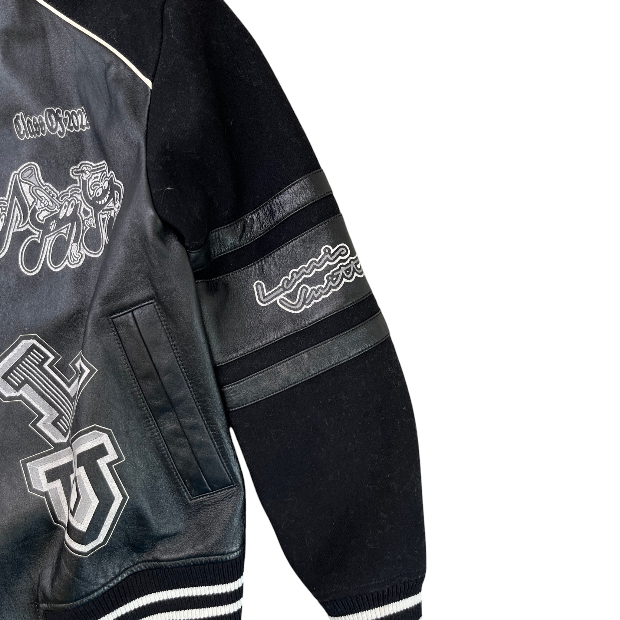 Men's Lv Musical Varsity Jacket Black Size IT 50 / L