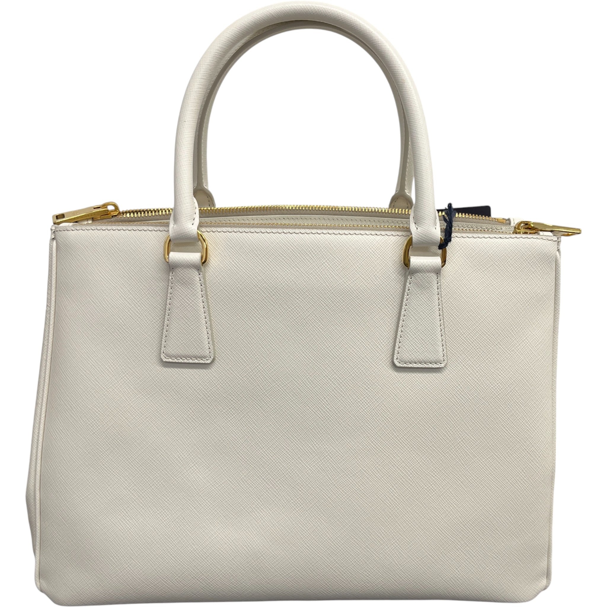 Women's Galleria Saffiano Tote Handbag White