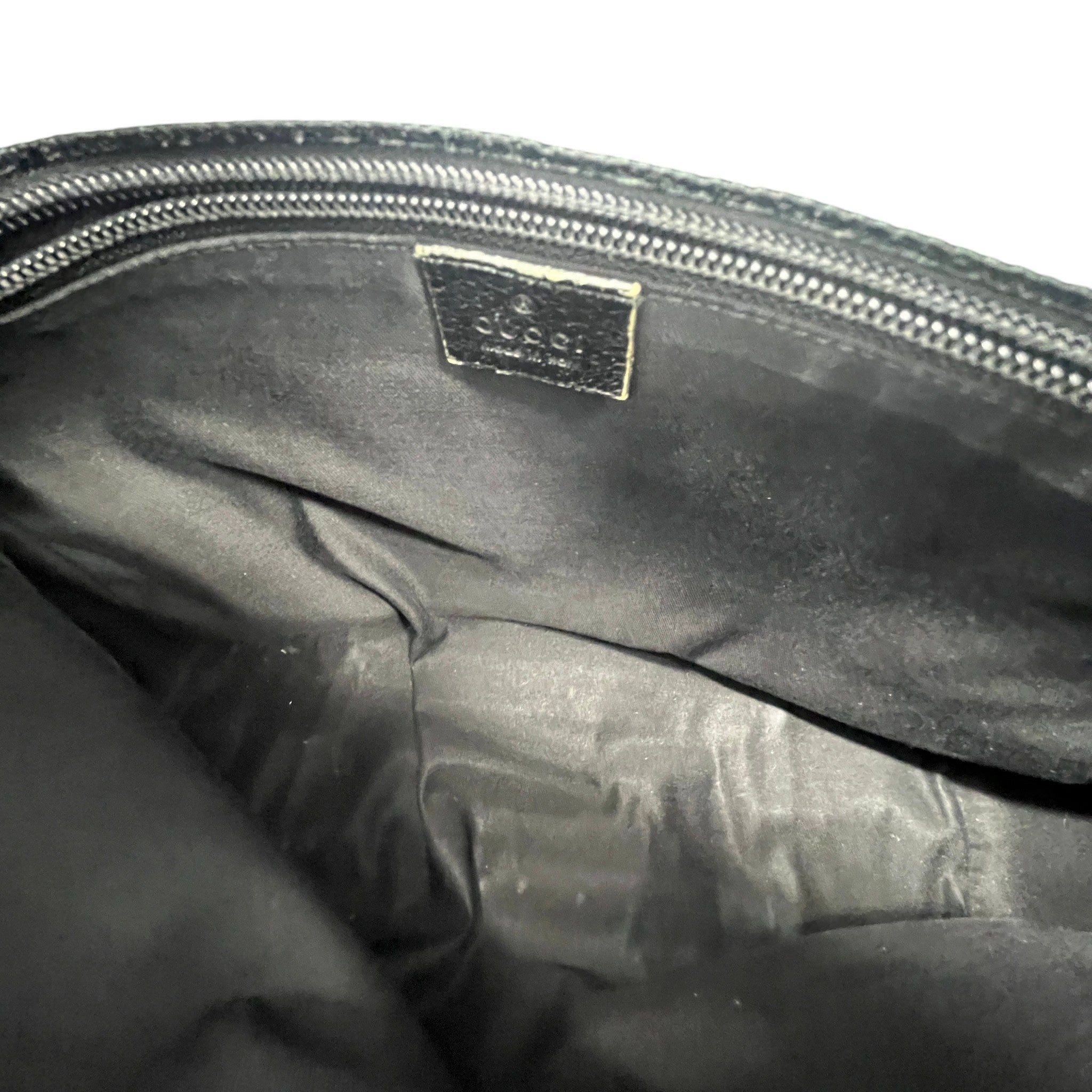 Women's Gg Monogram Canvas Messenger Bag Black