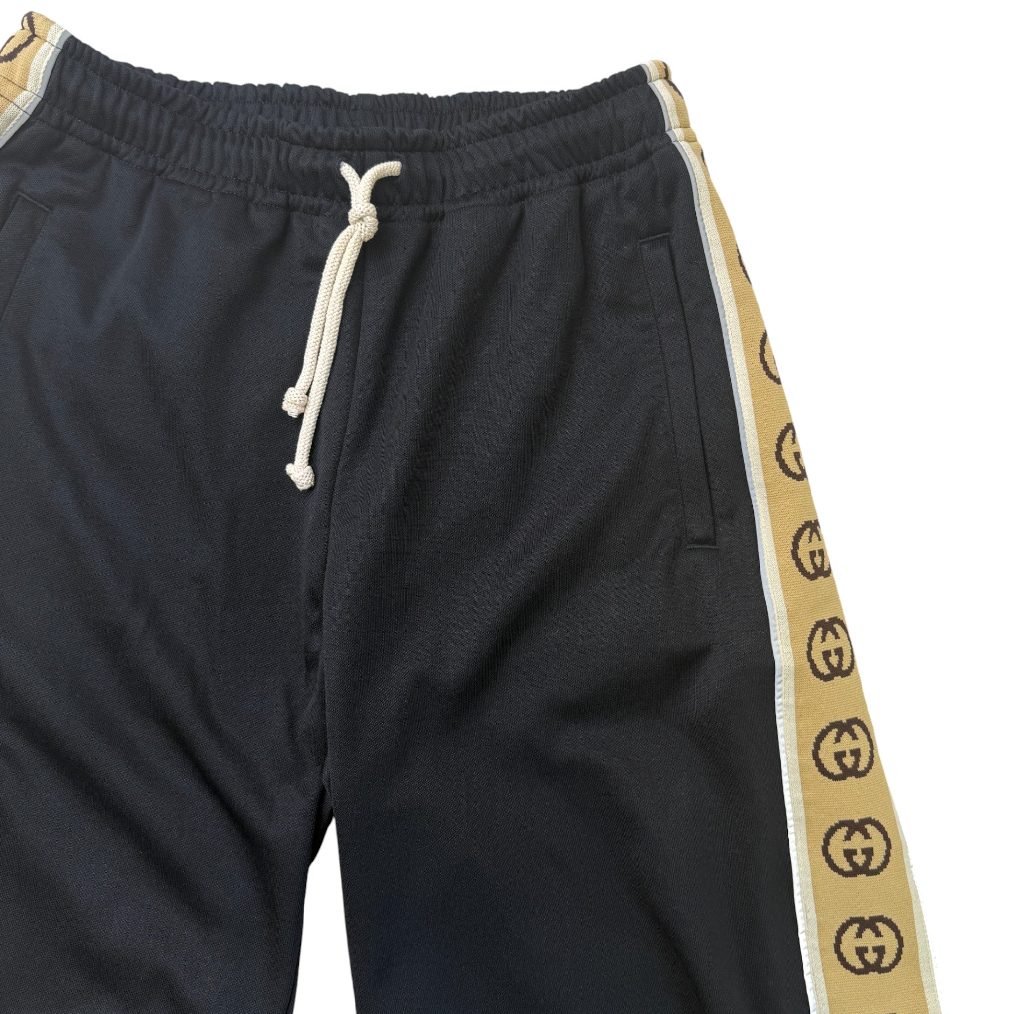 Men's Tape Logo Shorts Black Size S