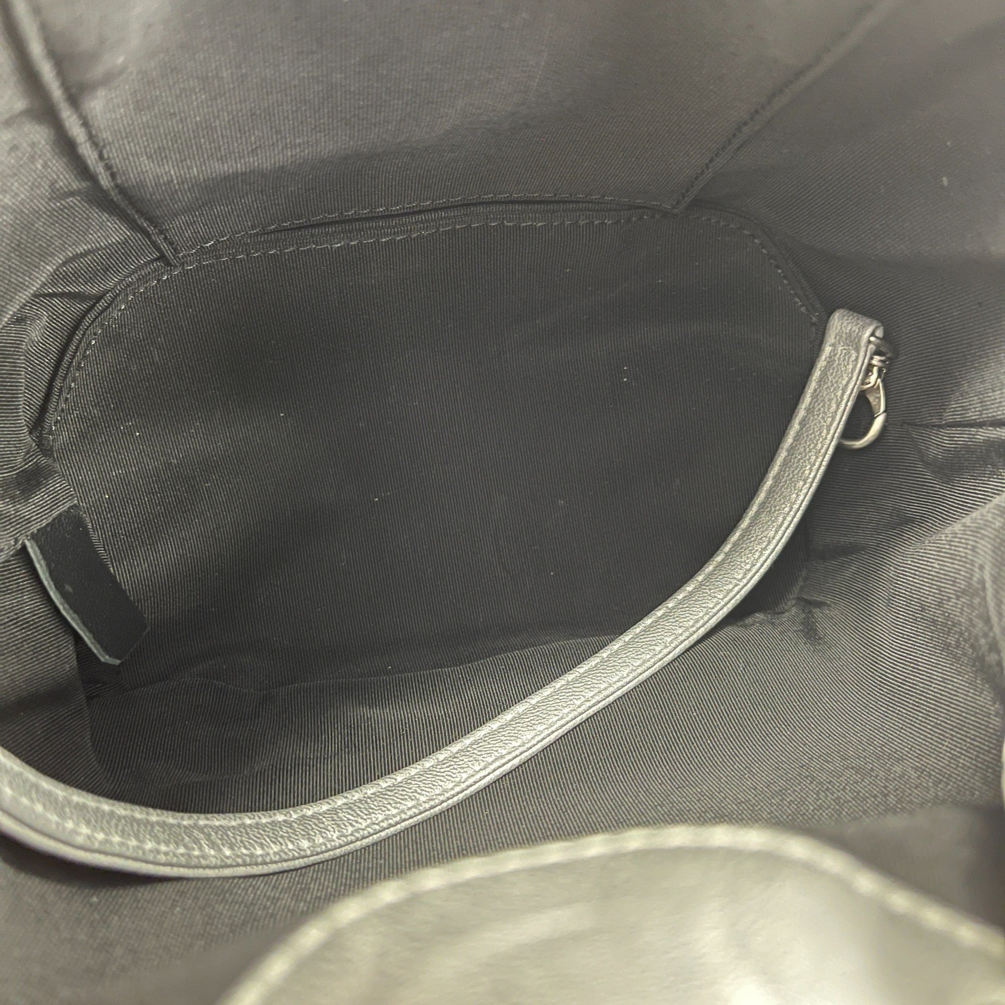 Women's Chevron Bucket Bag Silver