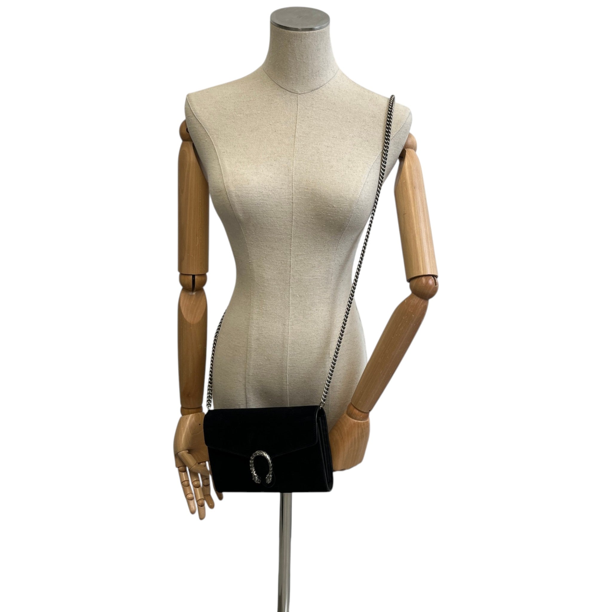 Women's Dionysus Wallet On Chain Woc Bag Black