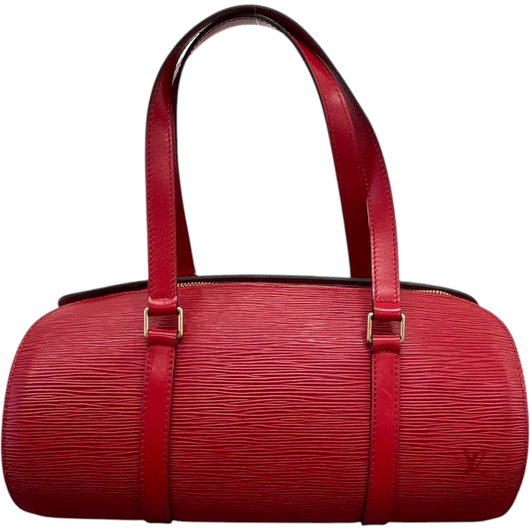 Women's Epi Leather Vintage Soufflot Bag Red