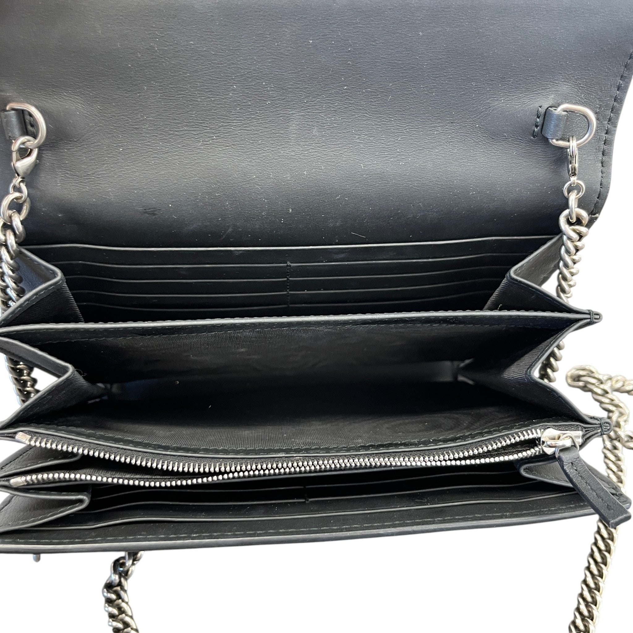 Women's Dionysus Wallet On Chain Woc Bag Black