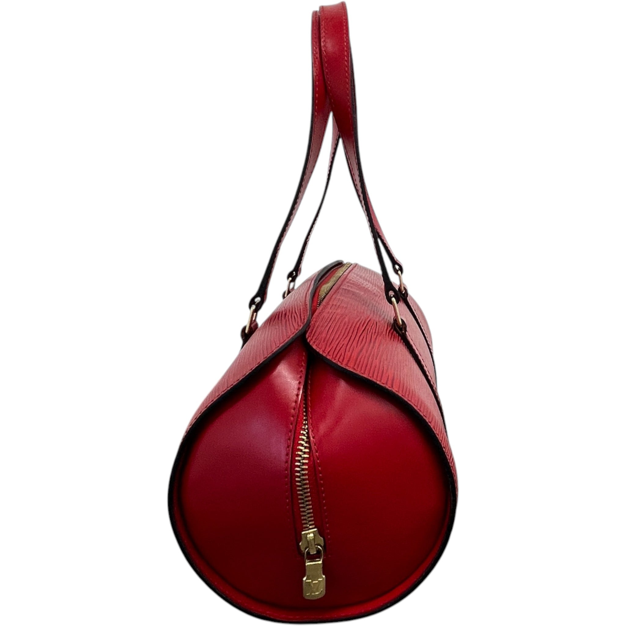 Women's Epi Leather Vintage Soufflot Bag Red