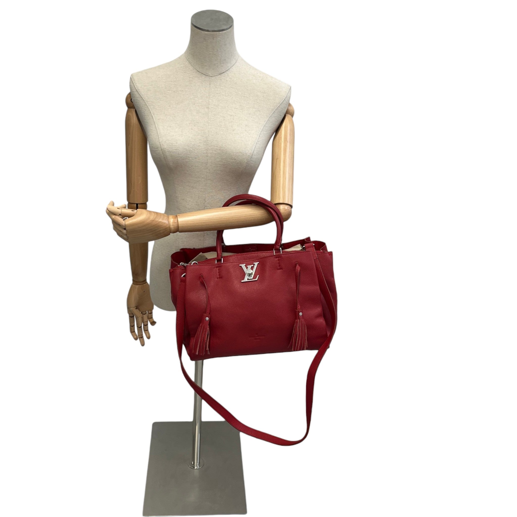 Women's Lockmeto Tote Bag Red