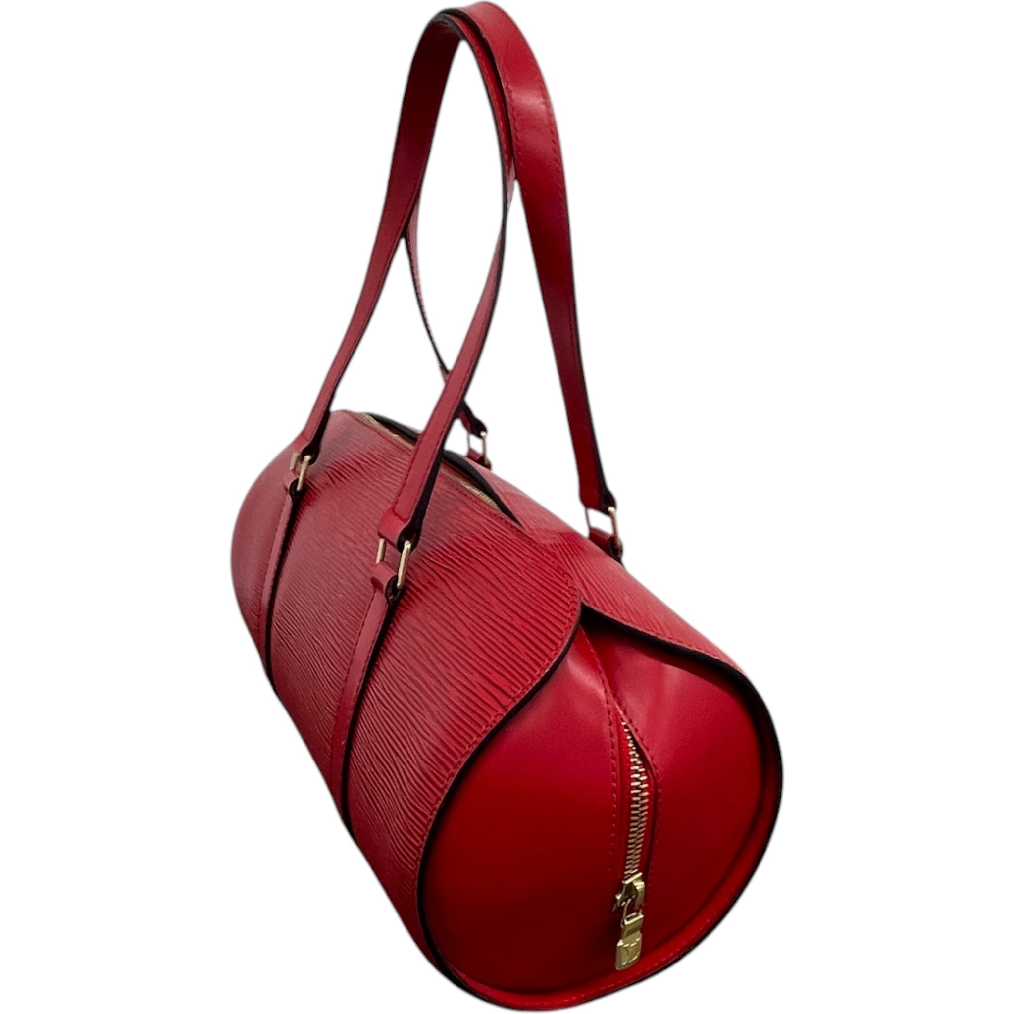 Women's Epi Leather Vintage Soufflot Bag Red