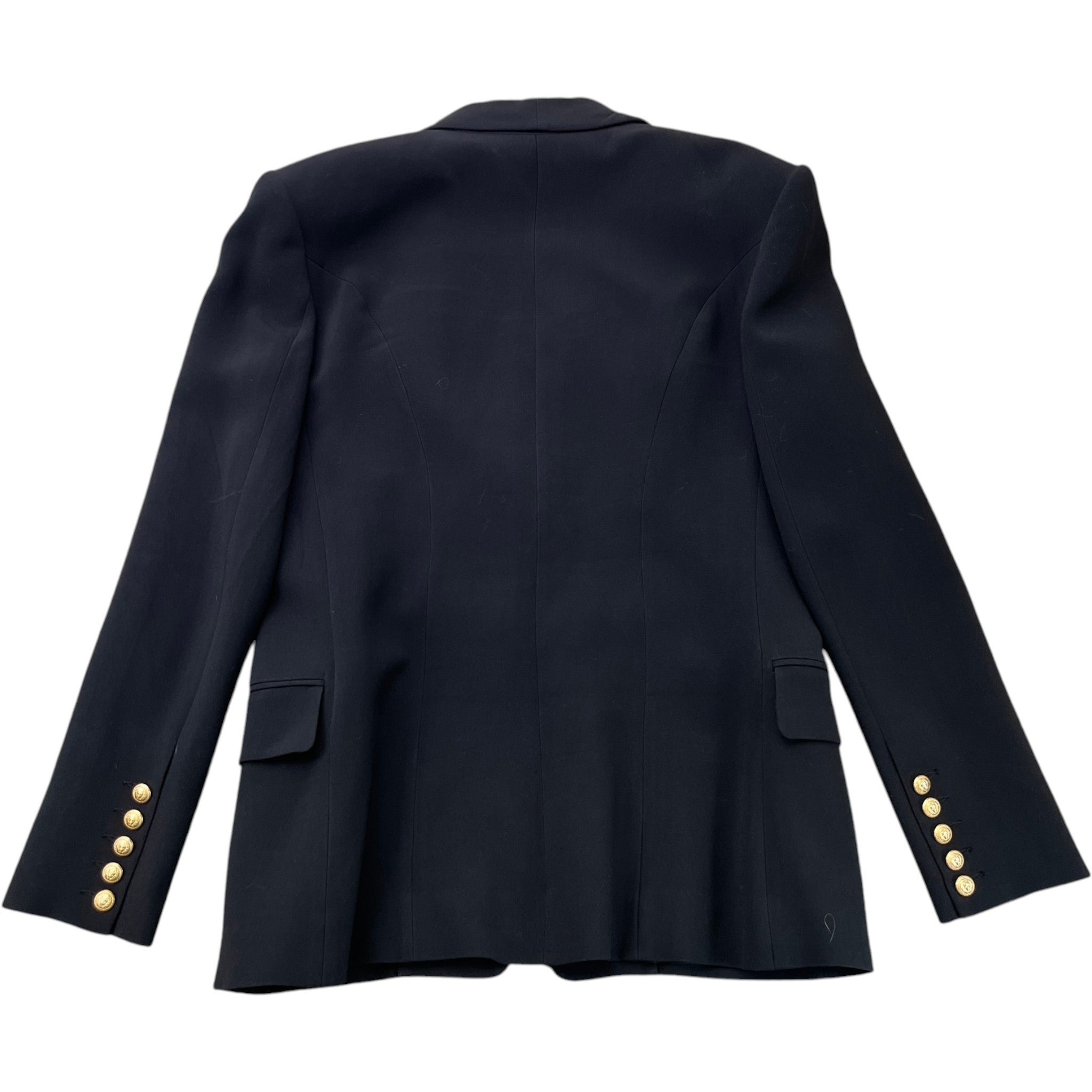 Women's Double Breasted Blazer Jacket Black Size IT 42 / UK 10