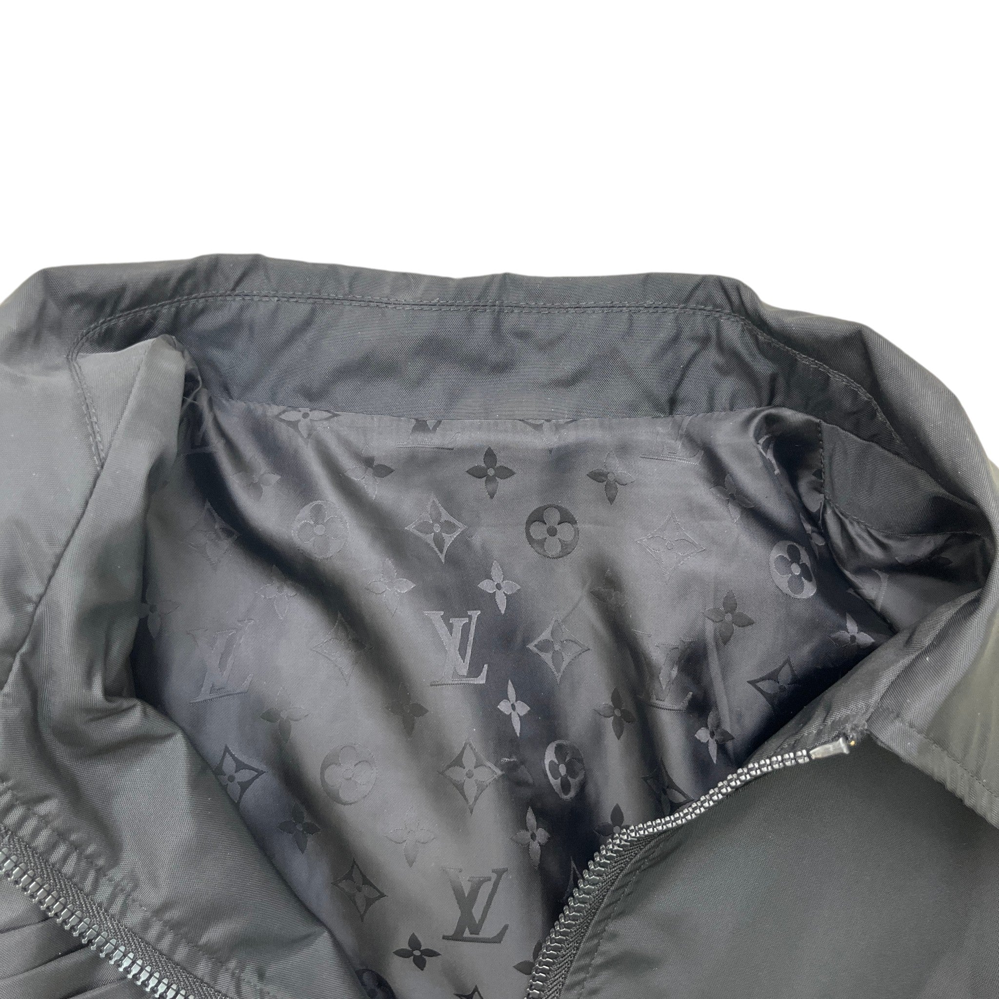Men's Lvse Nylon Utility Jacket Black Size IT 52 / XL