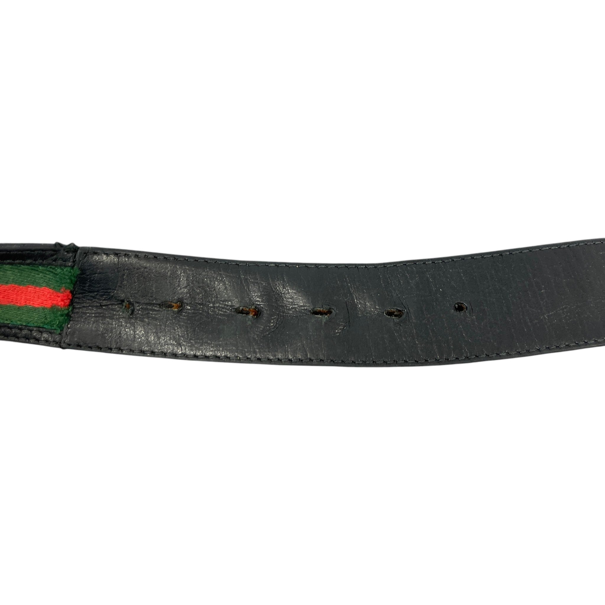 Men's Interlocking G Web Belt Multi-Coloured Size Waist 32"