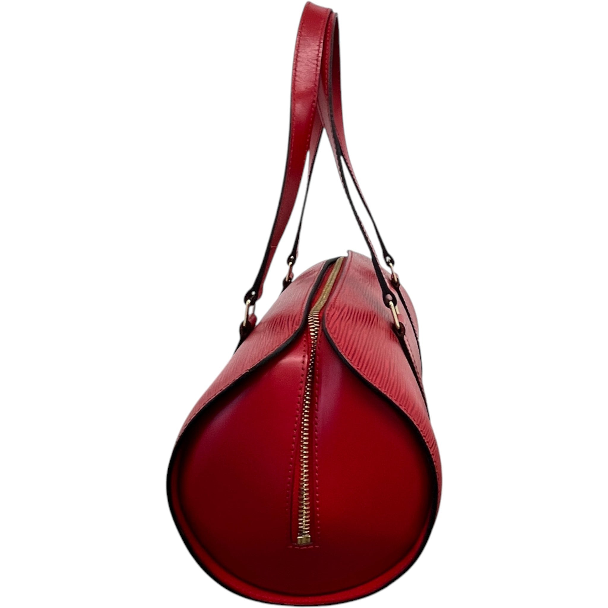 Women's Epi Leather Vintage Soufflot Bag Red