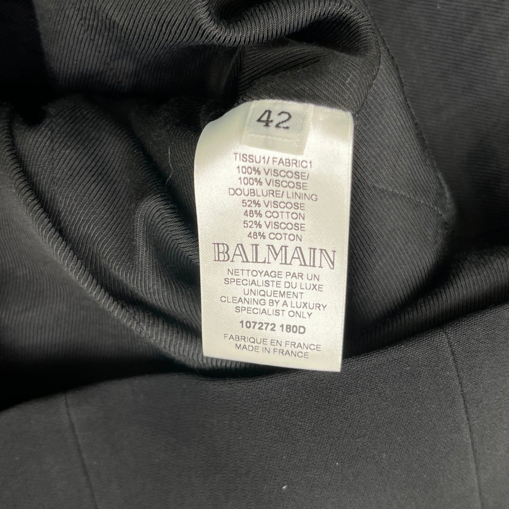 Women's Double Breasted Blazer Jacket Black Size IT 42 / UK 10