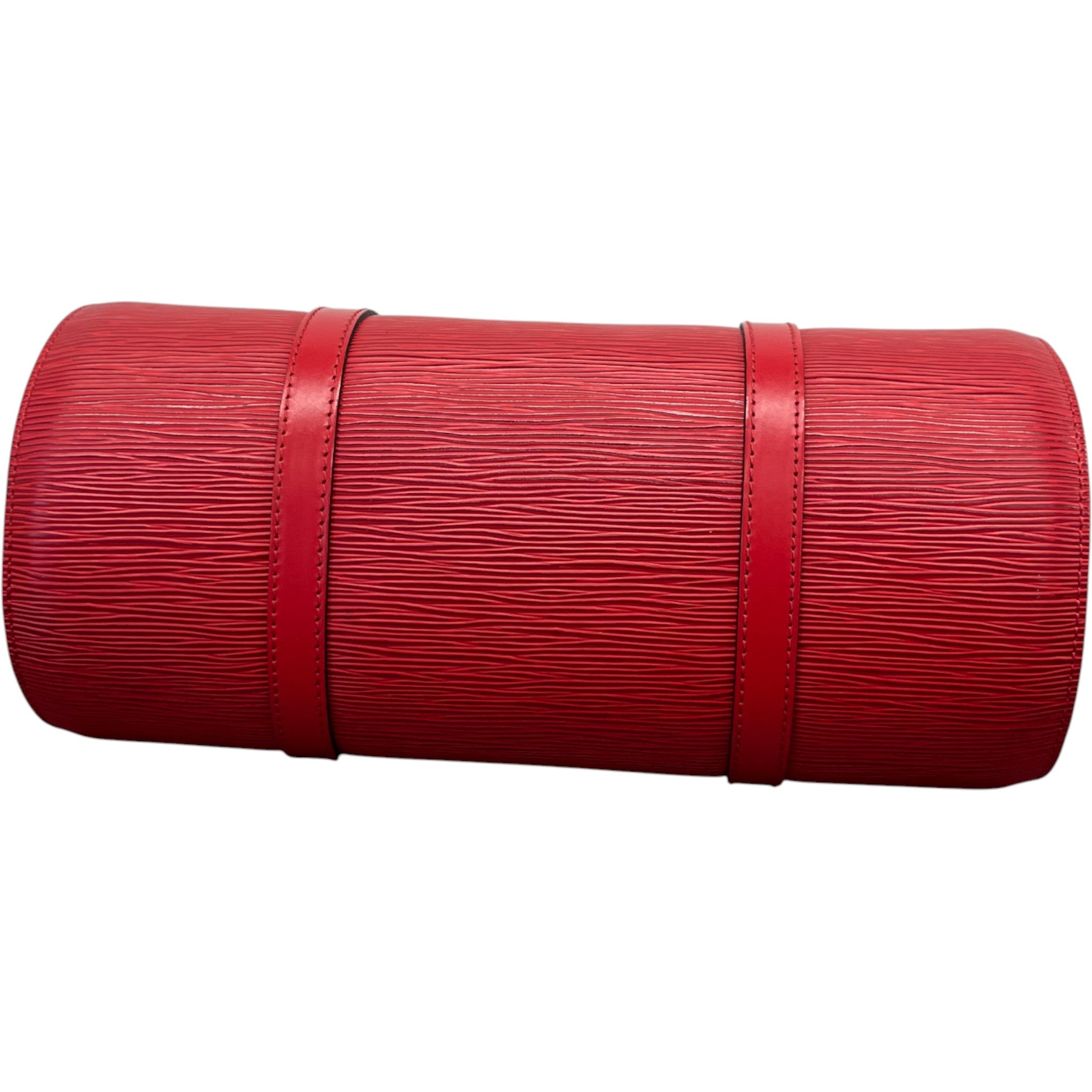 Women's Epi Leather Vintage Soufflot Bag Red