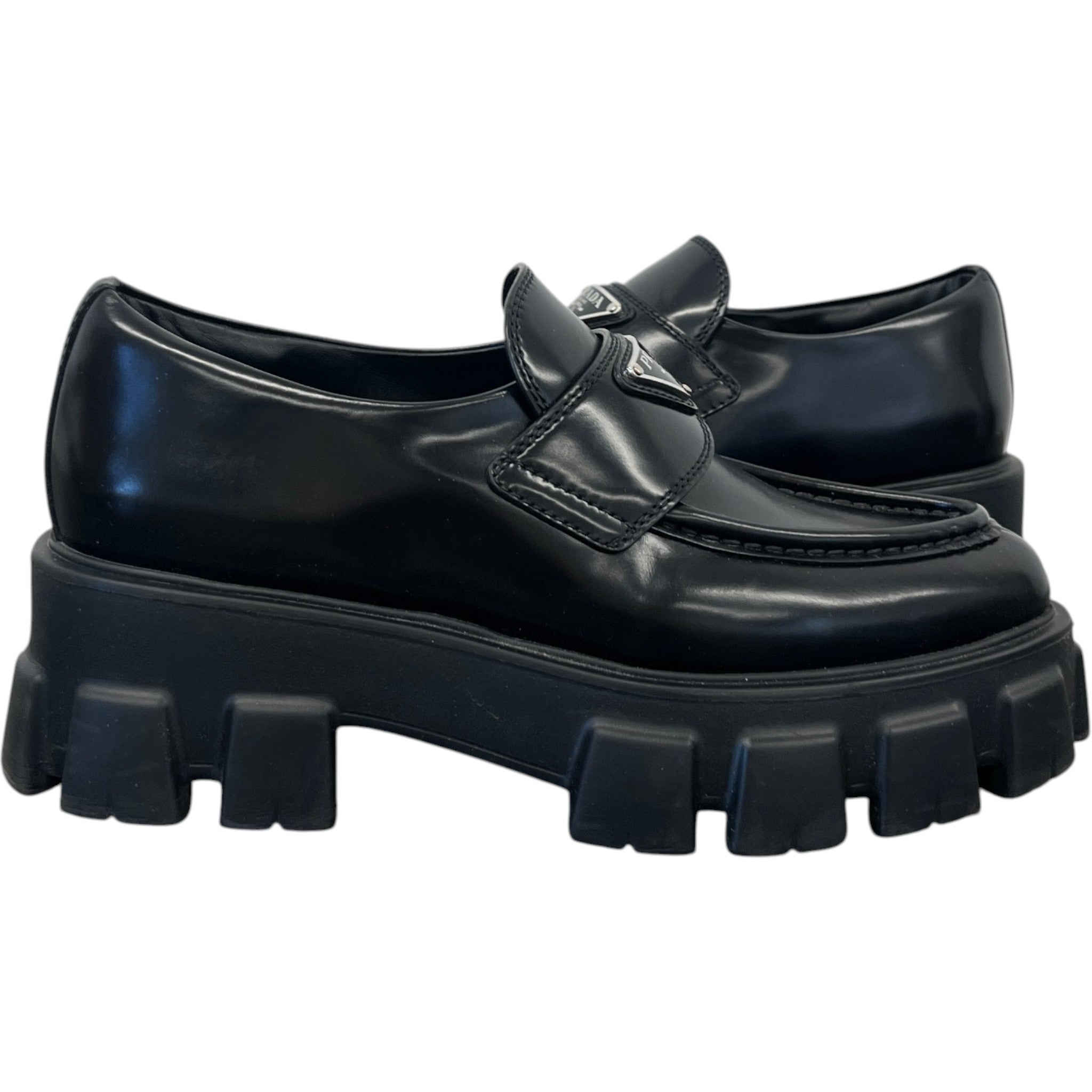 Women's Monolith Brushed Loafers Black Size EU 37 / UK 4