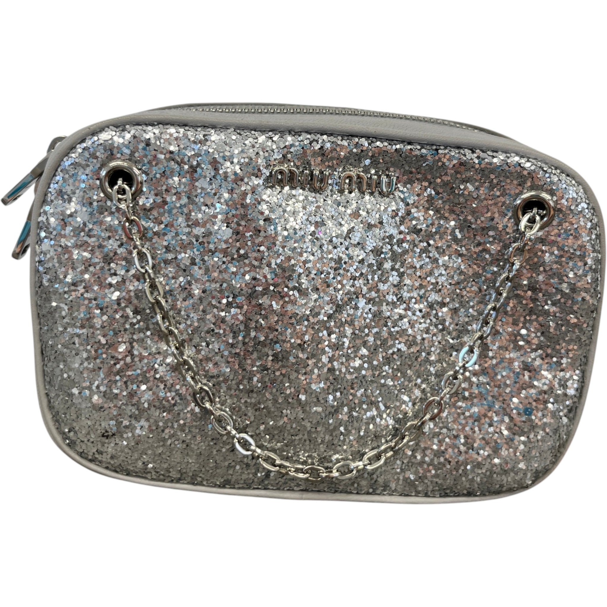 Women's Glitter Bag Silver